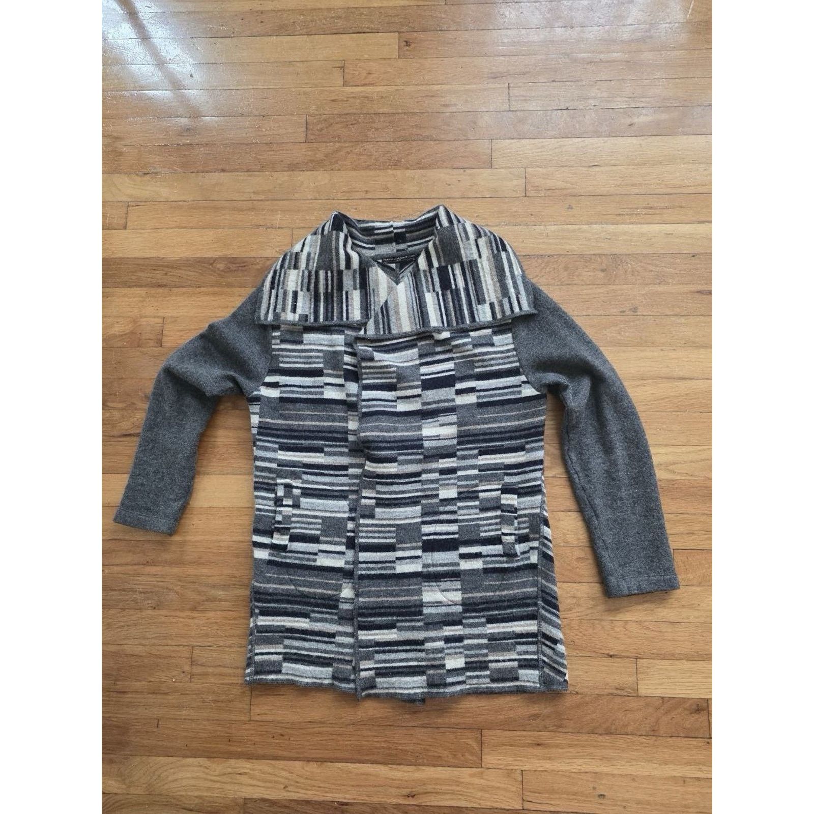 French Connection Peruvian Connection Alpaca Sweater Asymmetrical XL A001072 Size XL / US 12-14 / IT 48-50 - 3 Thumbnail