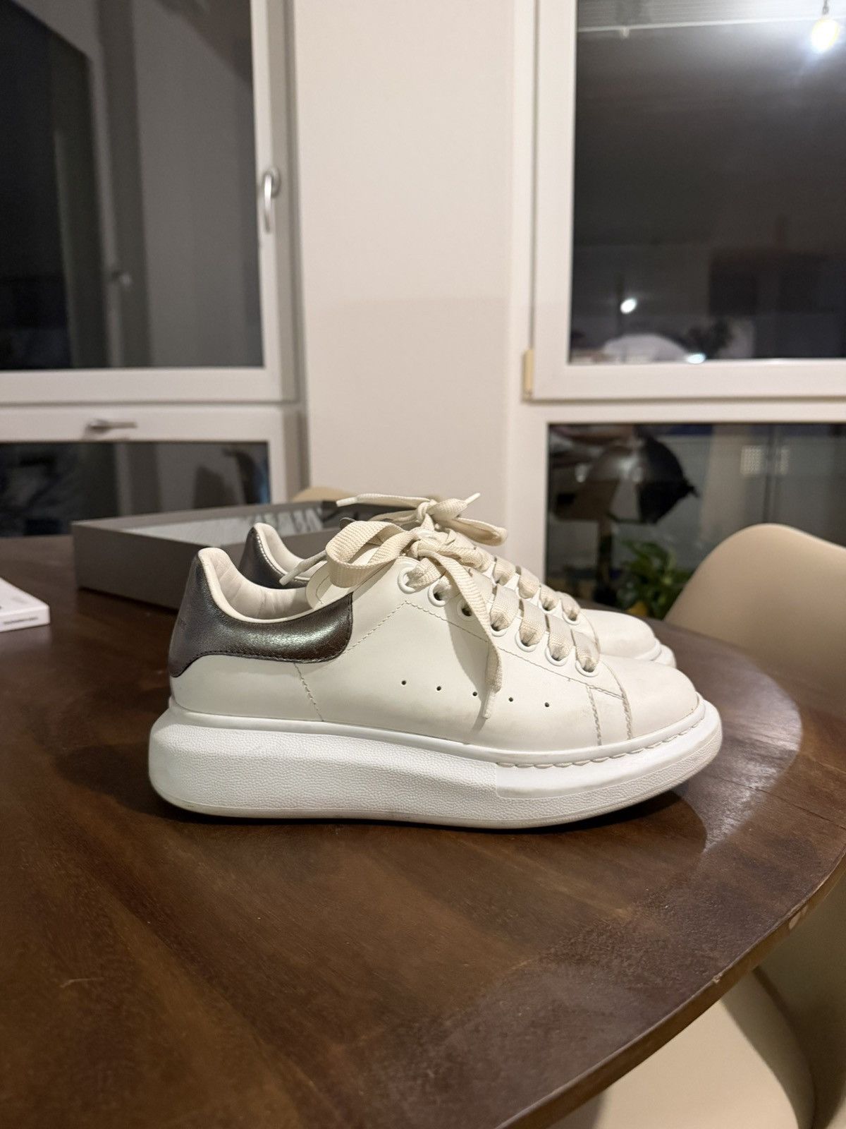 McQ Alexander McQueen MCQ ALL WHITE SNEAKERS Size US 8 / IT 38 - 3 Thumbnail
