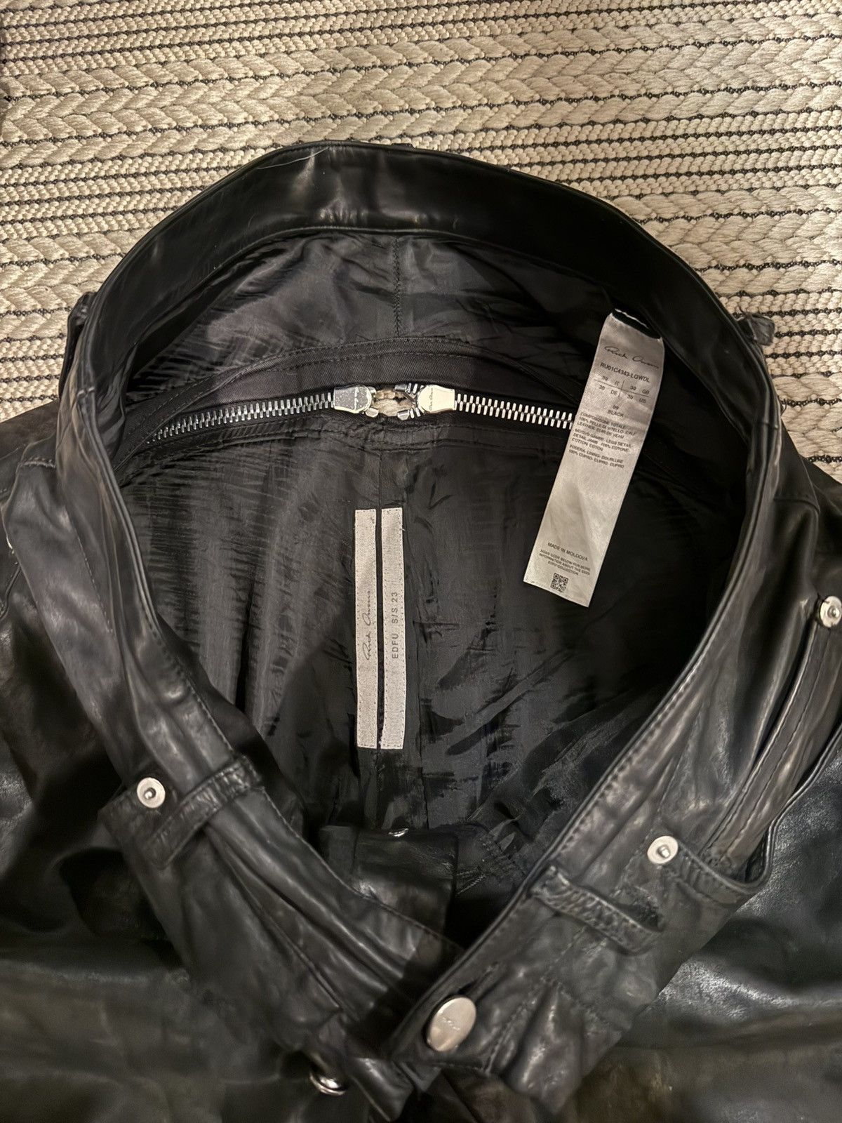 Rick Owens Rick Owens Leather Bolan Banana Size US 30 / EU 46 - 21 Thumbnail