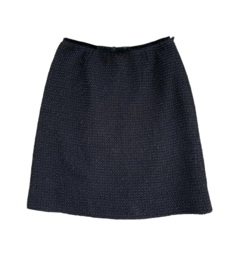 Balenciaga La Mode Balenciaga Blend Wool Skirt Made in Japan Size 24" / US 00 / IT 34 - 2 Thumbnail