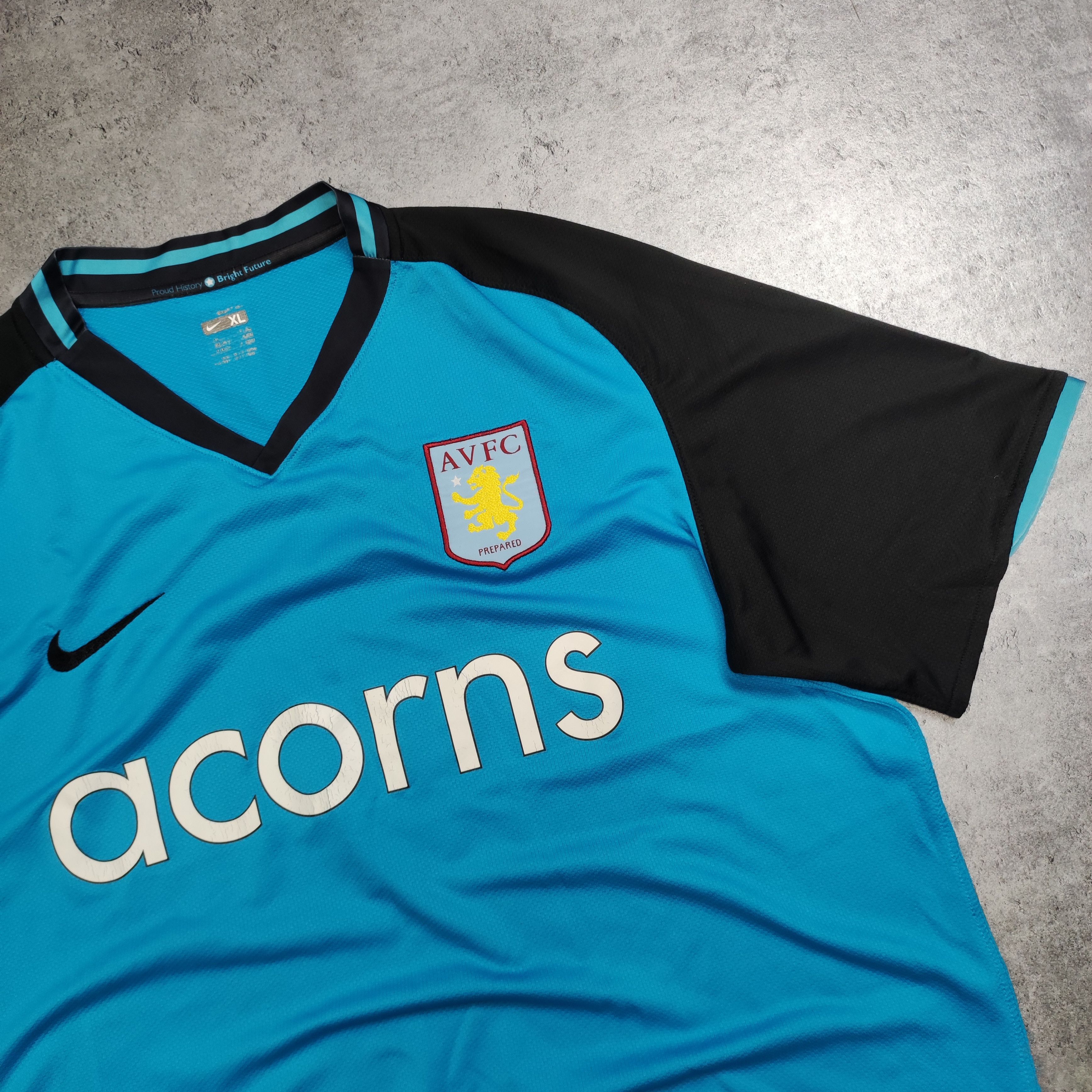 Vintage RARE #11 Agbonlahor Football 2008 Aston Villa Away Jersey Size US XL / EU 56 / 4 - 5 Thumbnail