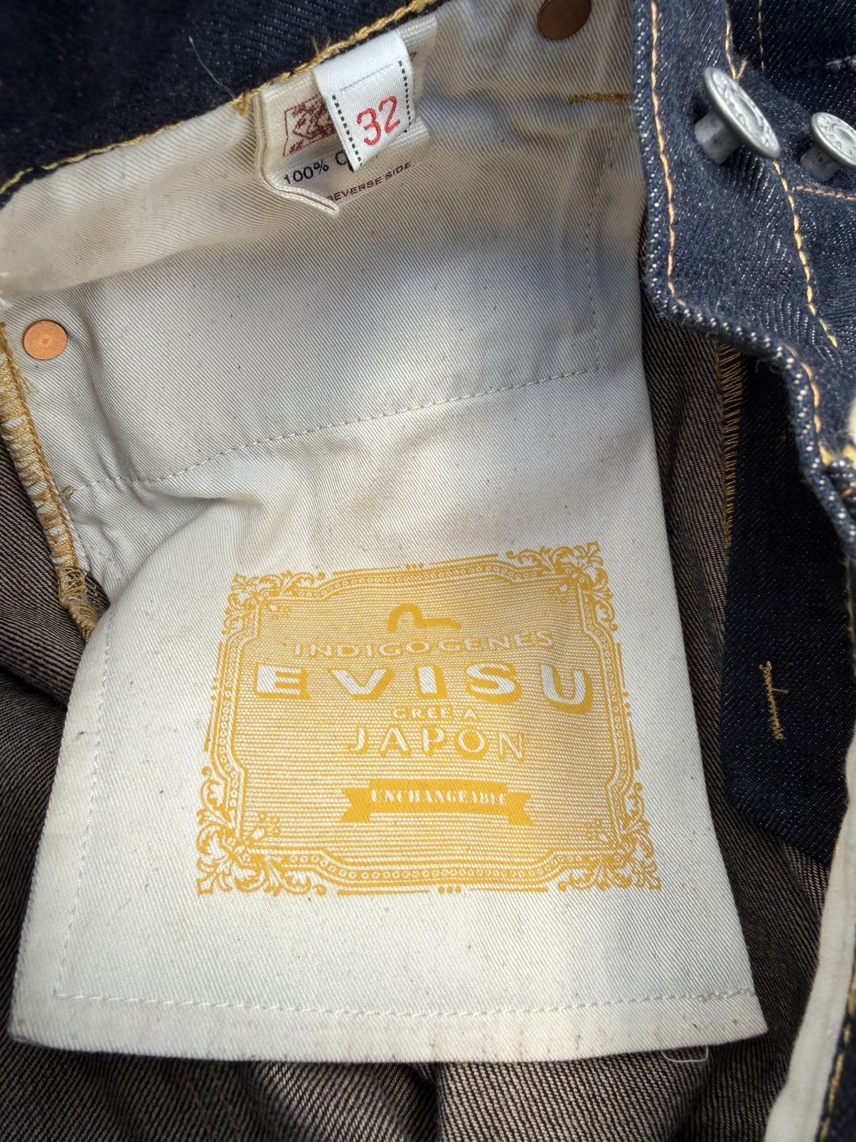 Evisu Archive Evisu Kanji Scripture Diacock Selvedge Denim Vintage Size US 32 / EU 48 - 10 Thumbnail