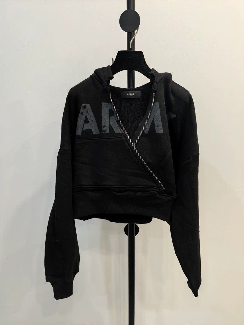 Amiri Amiri black hooded sweatshirt-2506 Size US XS / EU 42 / 0 - 1 Thumbnail