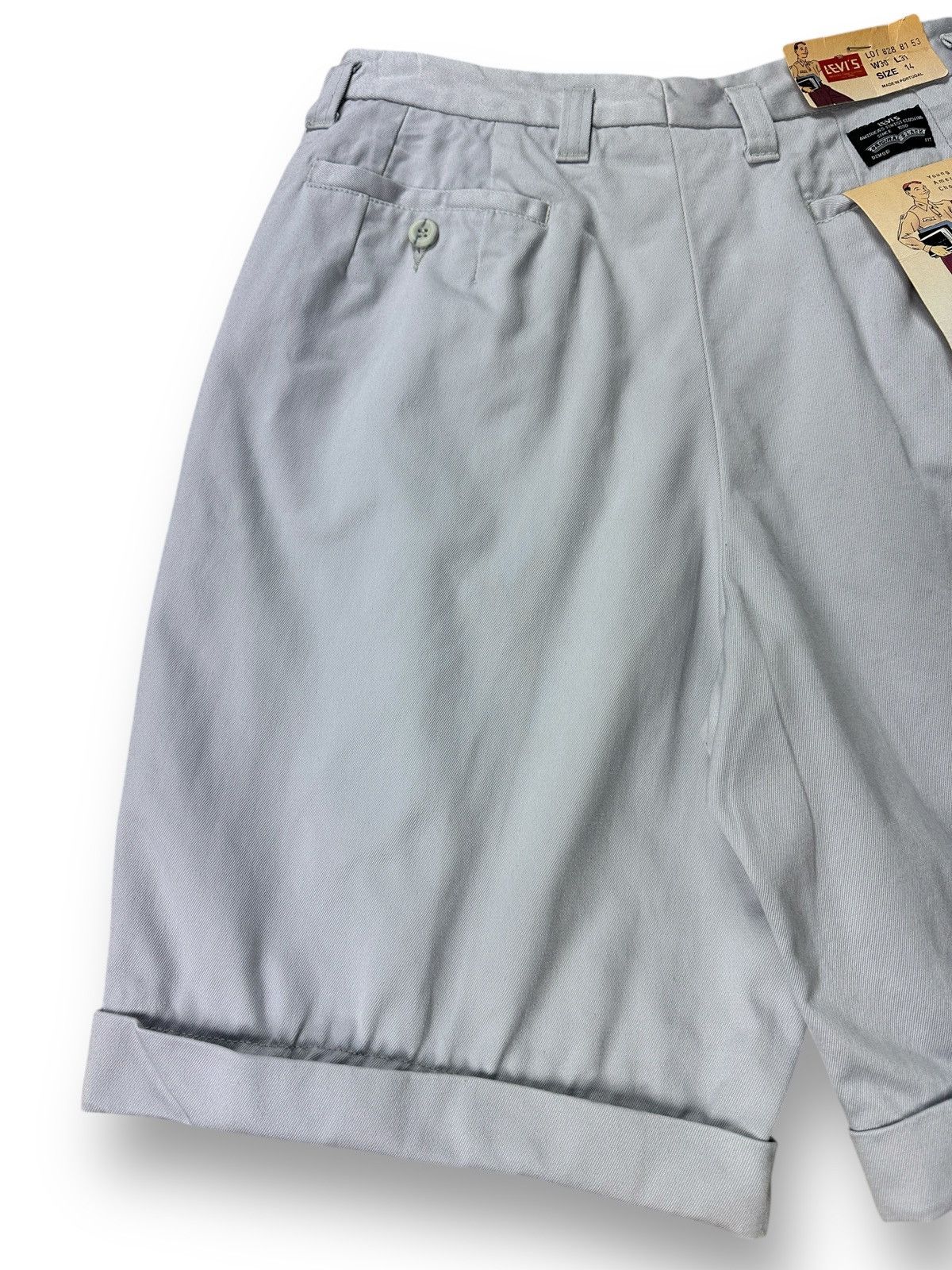 Levi's Vintage Clothing NWT🏷️ Vintage 80’s Levis College Chinos Women’s Shorts Size 28" / US 6 / IT 42 - 3 Thumbnail