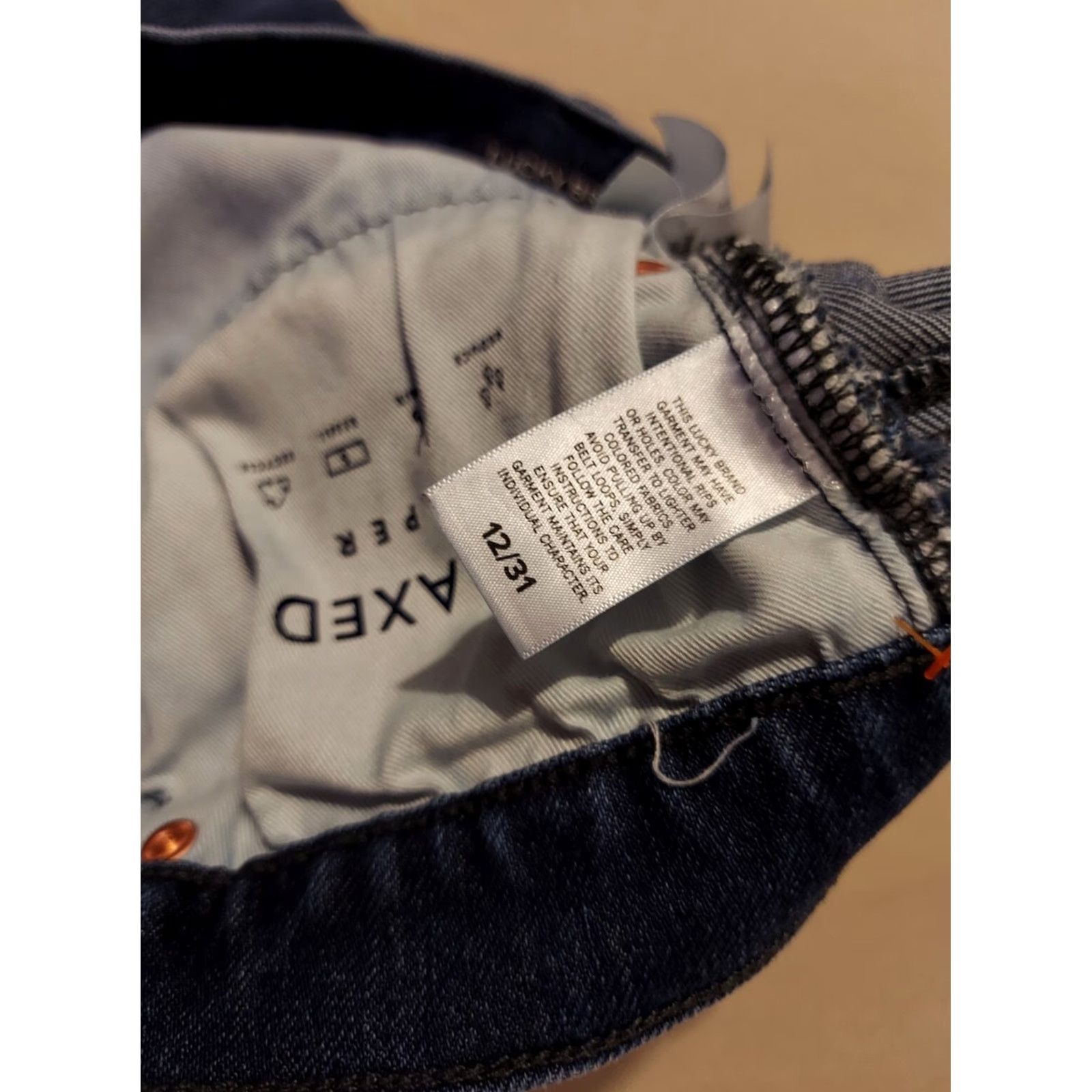 Lucky Brand Womens Lucky Brand Jeans 12 31 Relaxed Taper Denim Pants Blue - Mens? Size 34" / US 12 / IT 48 - 6 Thumbnail