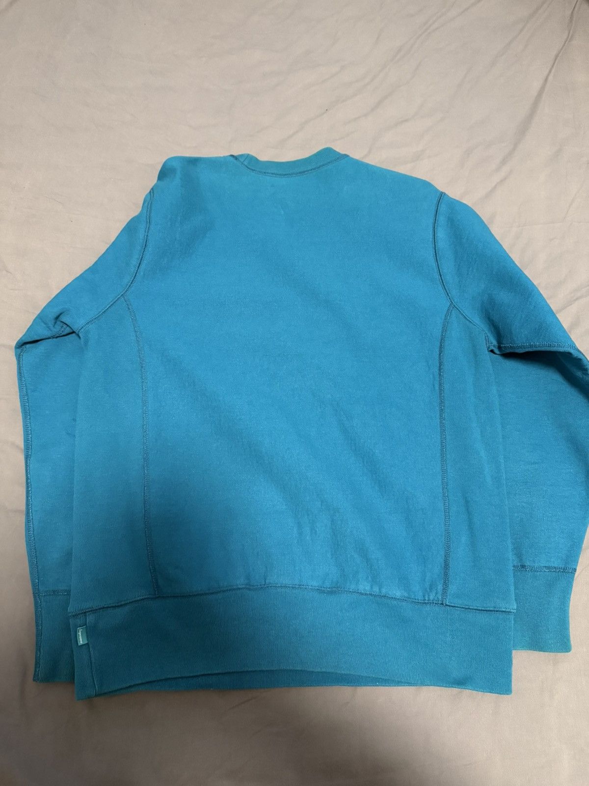 Supreme Supreme fw06 2006 teal on teal box logo crewneck Size US M / EU 48-50 / 2 - 5 Thumbnail