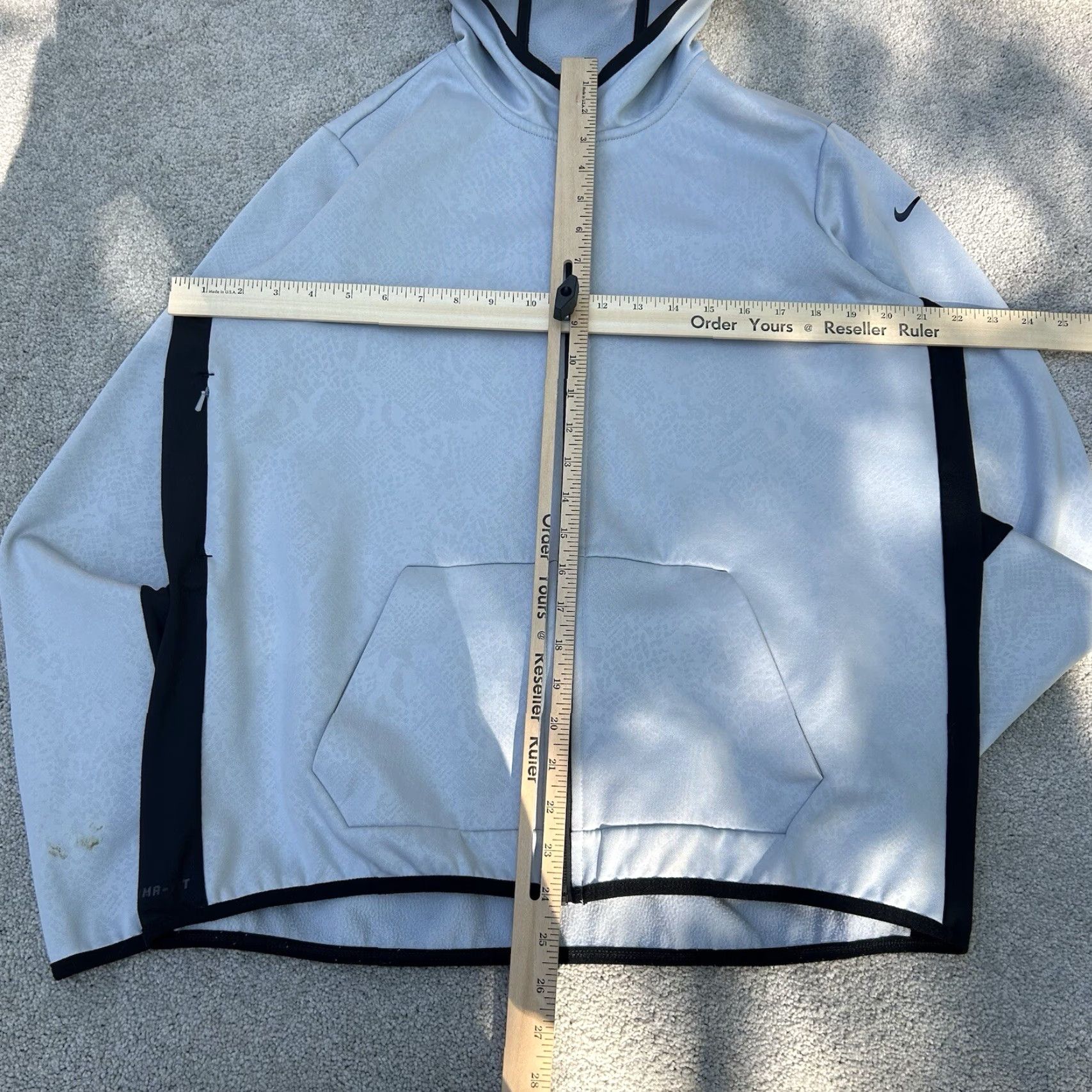 Nike Nike Anorak Hoodie Womens XL Gray Solid Zipper Pockets Hooded Warm Nike Therma Sports Sweatshirt 685672012 Size XL / US 12-14 / IT 48-50 - 6 Thumbnail