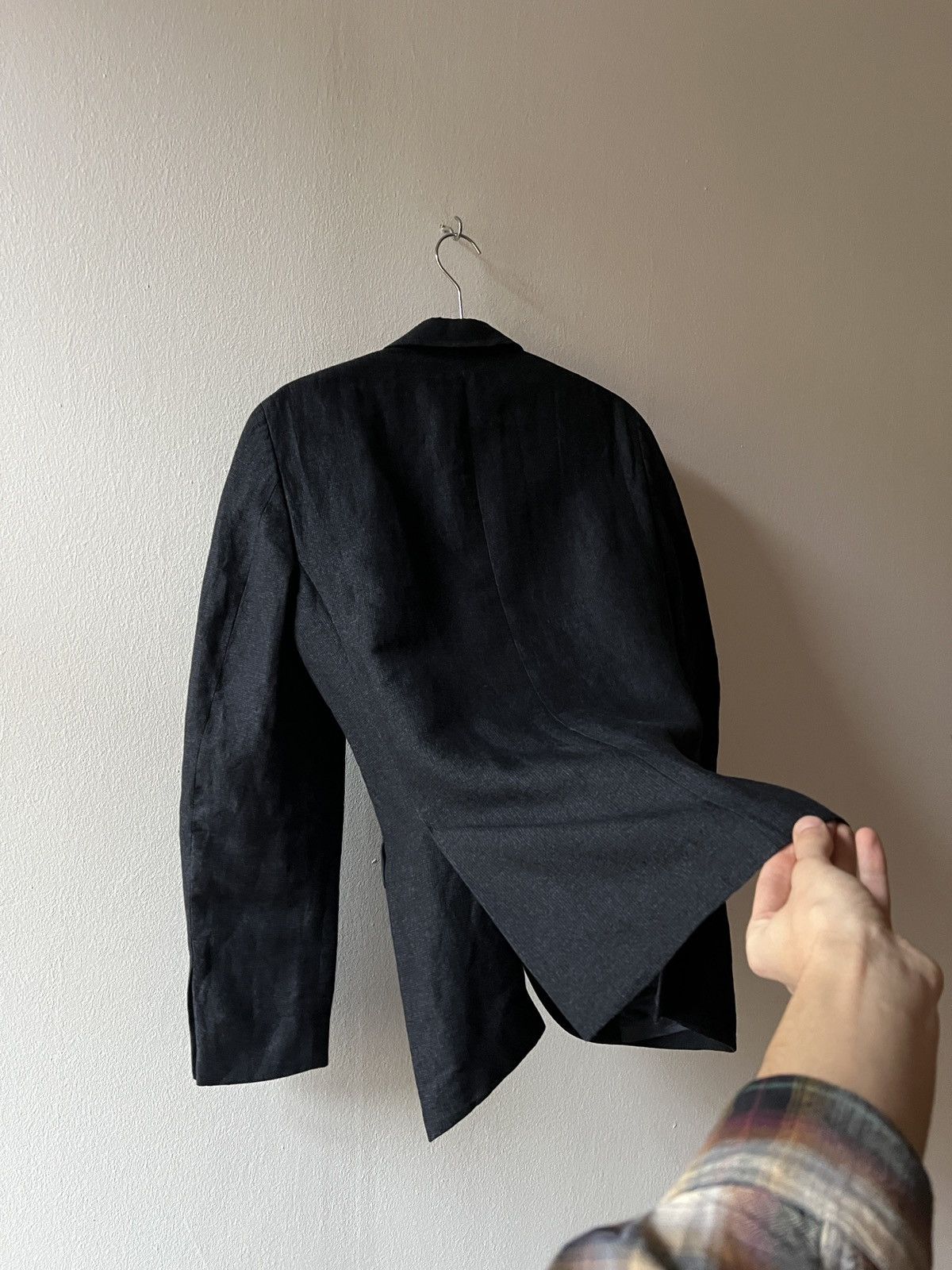 Acne Studios Acne Studios SS13 Black Linen Blazer Jacket Size 48R - 10 Thumbnail