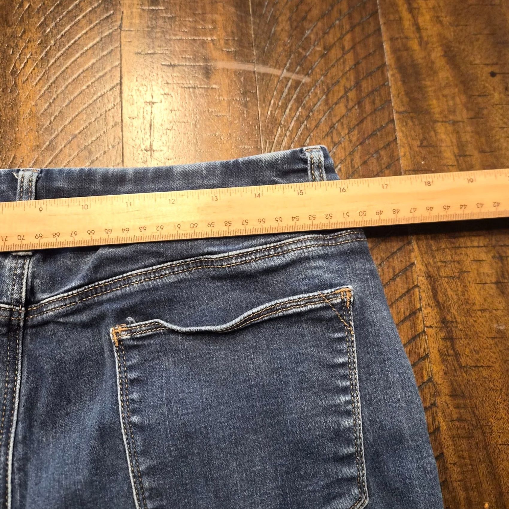 Vintage Chico's Jeans Slim Leg Ankle Stretch Blue Size 2 (12) Size 34" / US 12 / IT 48 - 7 Thumbnail