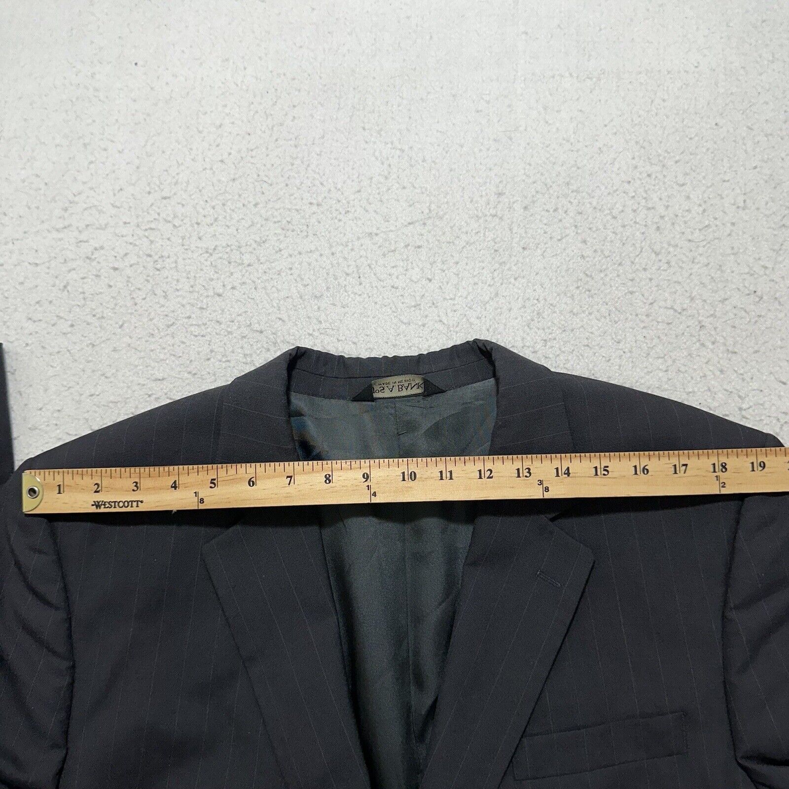 Jos. A. Bank Jos. A. Bank 42S 100% Wool Suit Jacket Dark Gray Coat Size 42S - 13 Thumbnail