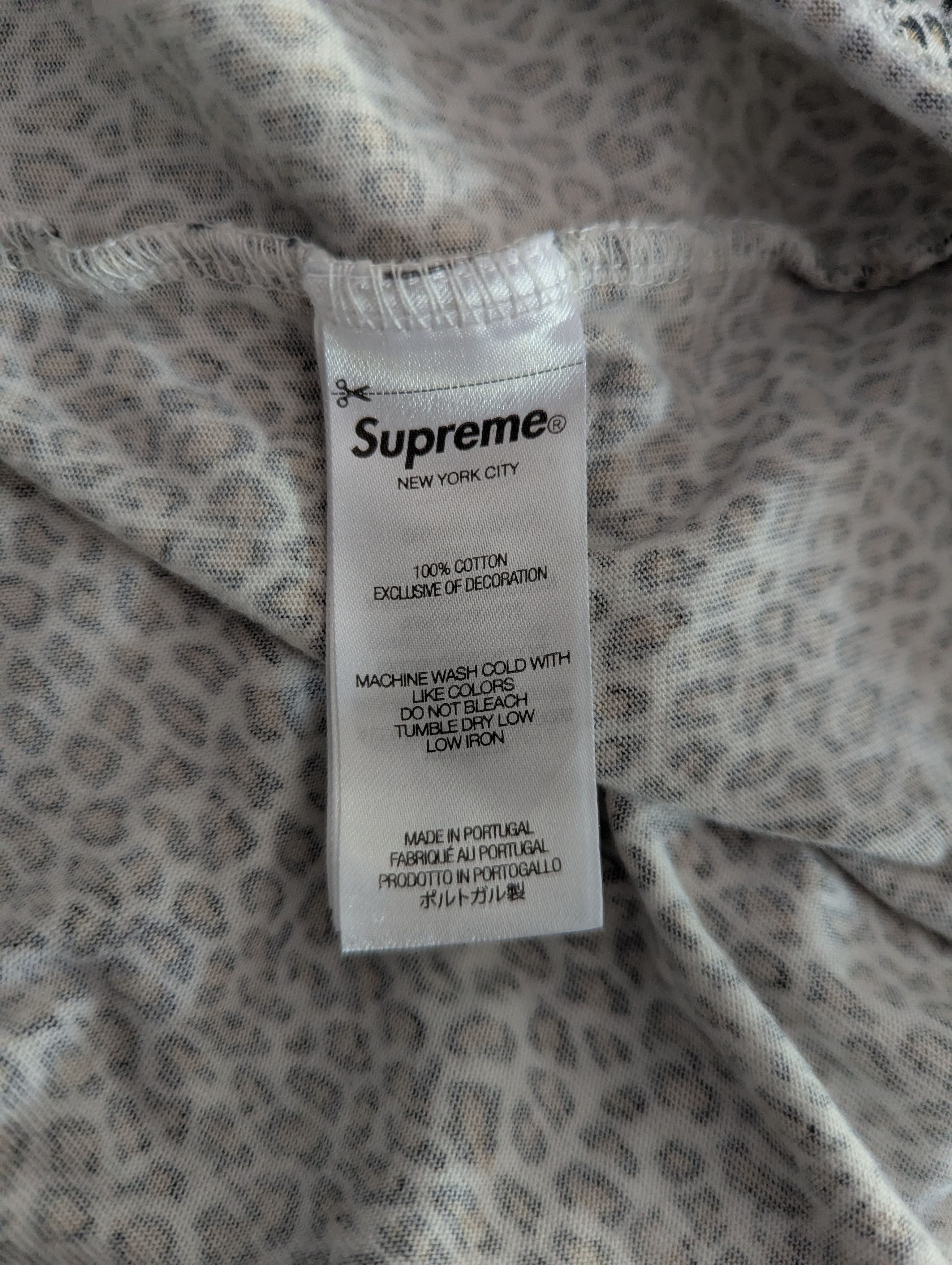 Supreme Supreme Small Box Tee in Leopard Size US M / EU 48-50 / 2 - 5 Thumbnail