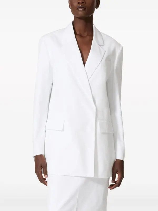 Valentino o1y0226 Blazer in White Size S / US 4 / IT 40 - 2 Thumbnail