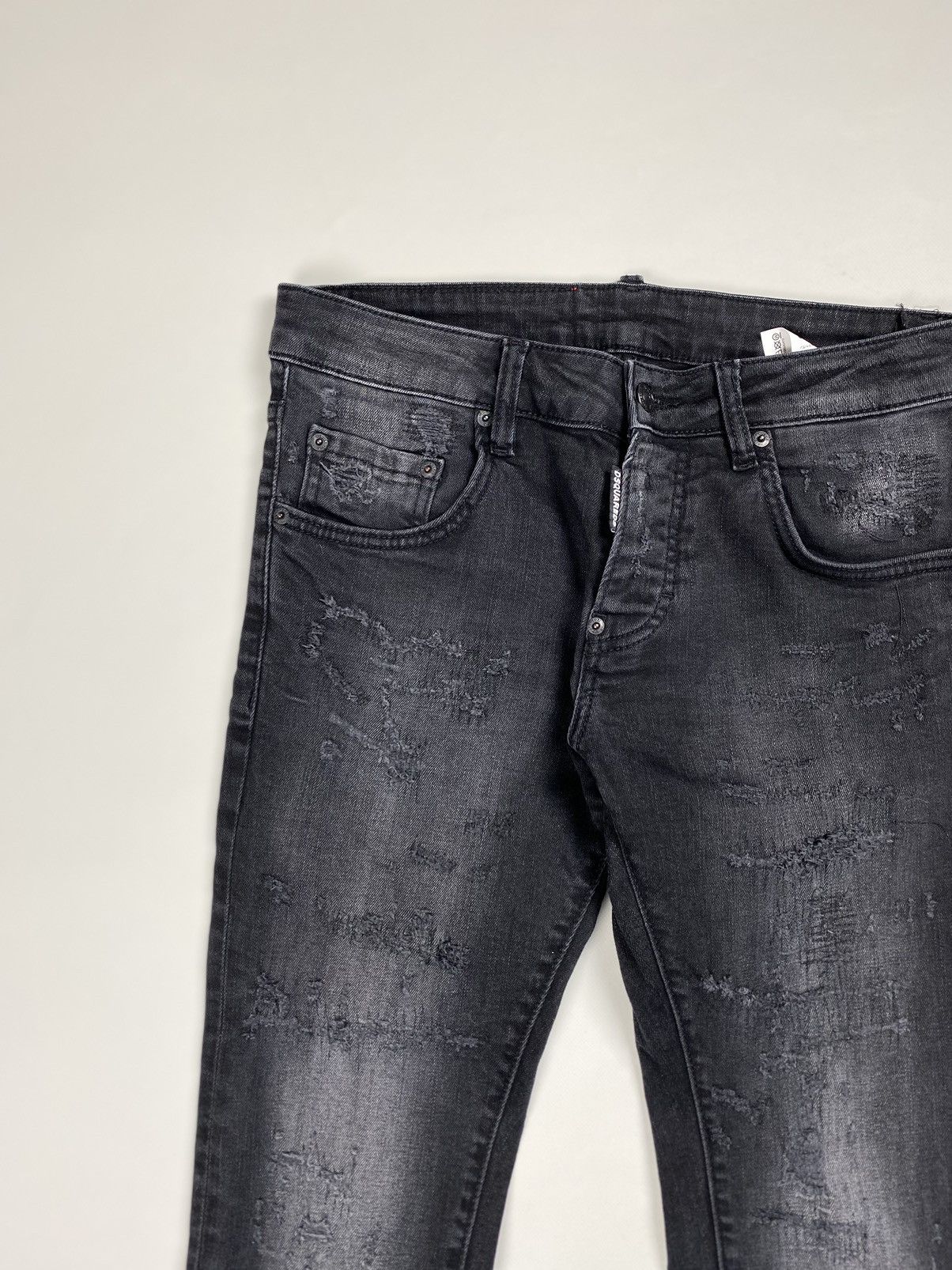 Dsquared2 Dsquared ladies skinny Dan Jean distressed denim jeans Size 30" / US 8 / IT 44 - 11 Thumbnail