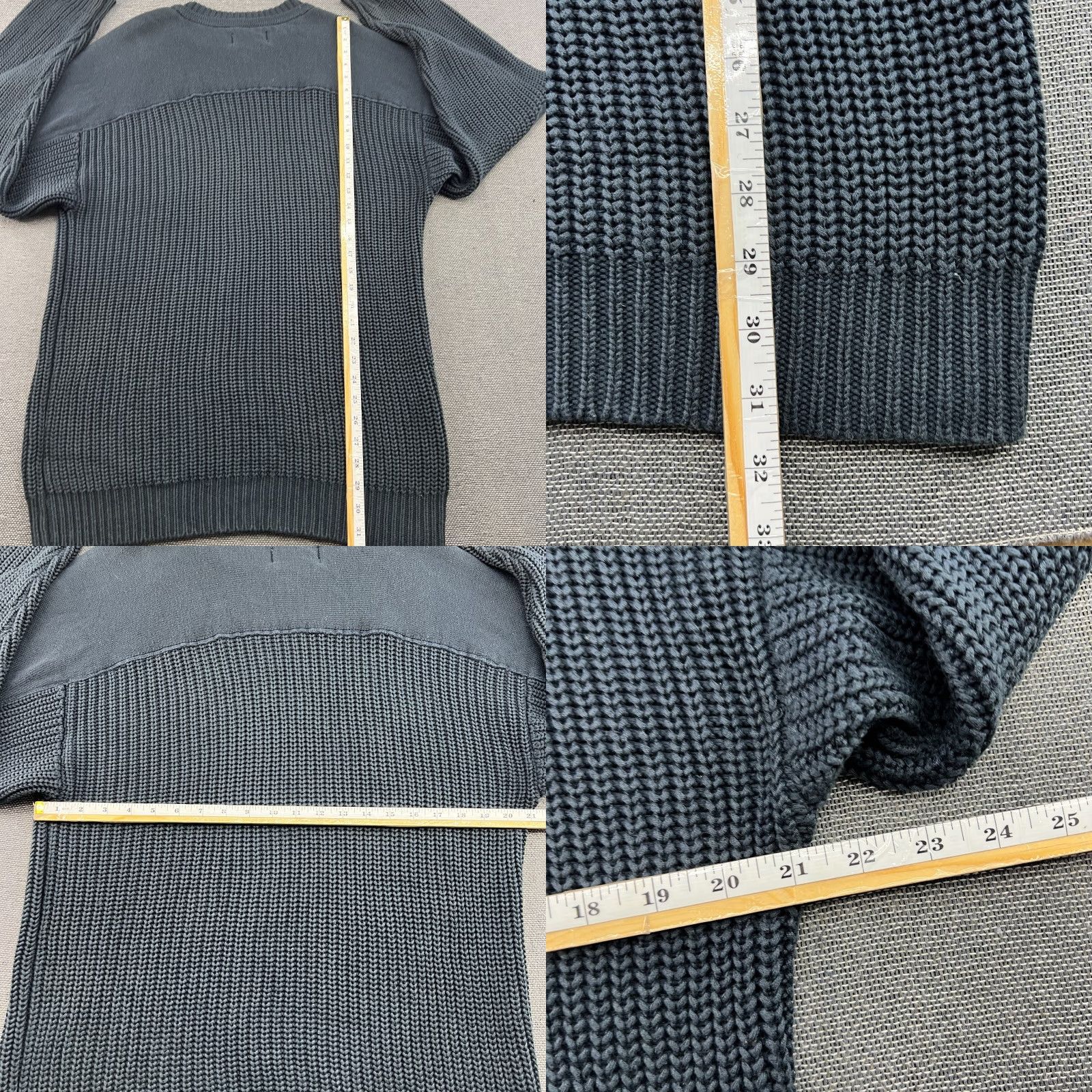 Palace Palace Thick Chunk Knit Sweater Mens Medium Navy Crewneck Knitted Heavy Size US M / EU 48-50 / 2 - 8 Thumbnail