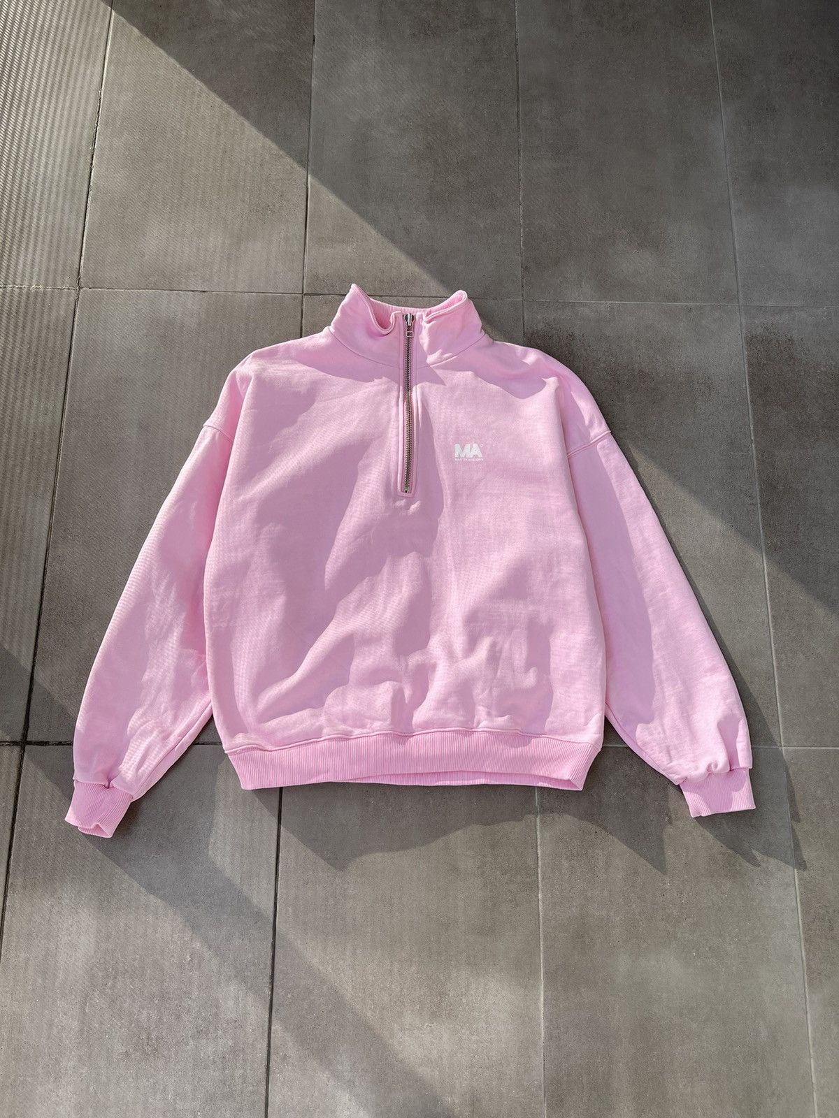 Martin Asbjorn Martin Asbjorn Logo Pink Half Zip Crewneck Size US M / EU 48-50 / 2 - 7 Thumbnail