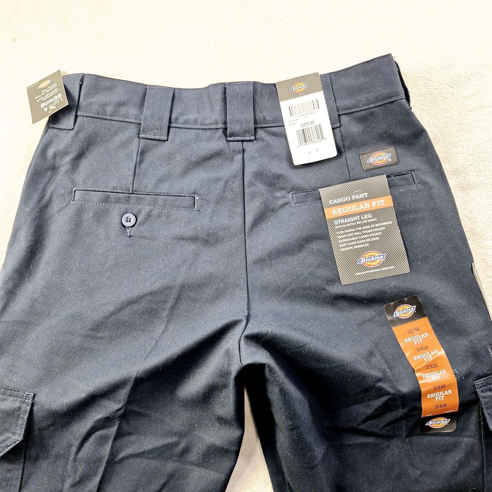 Dickies Dickies Regular Straight Flex Work Pants 32X30 Navy Blue NWT Size US 32 / EU 48 - 8 Thumbnail