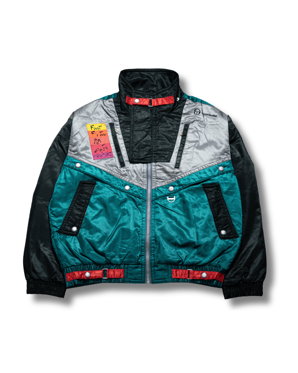 image of Sergio Tacchini Vintage 90's Ski Jacket in Green, Men's (Size Large)