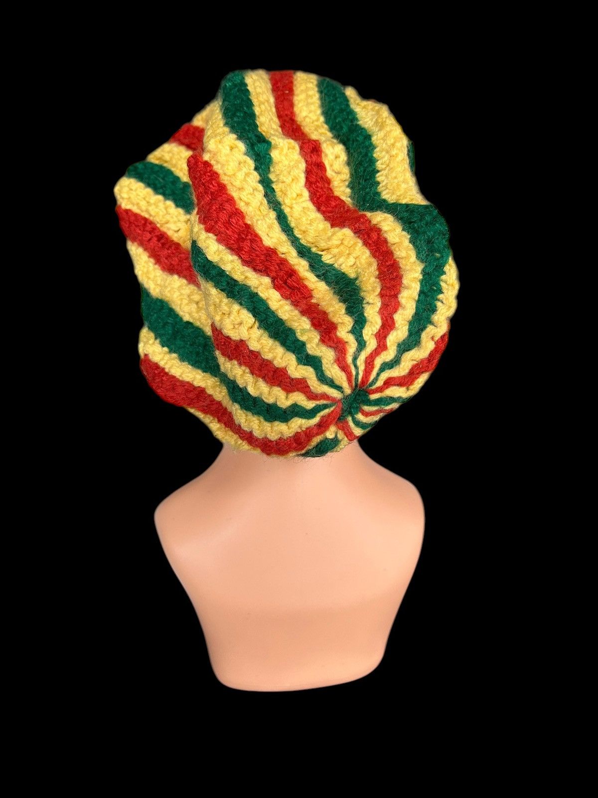 Japanese Brand × Kapital × Vintage Crochet Knitted handmade Long Big Beanie Hats Rare ☠️☠️ Size ONE SIZE - 3 Thumbnail