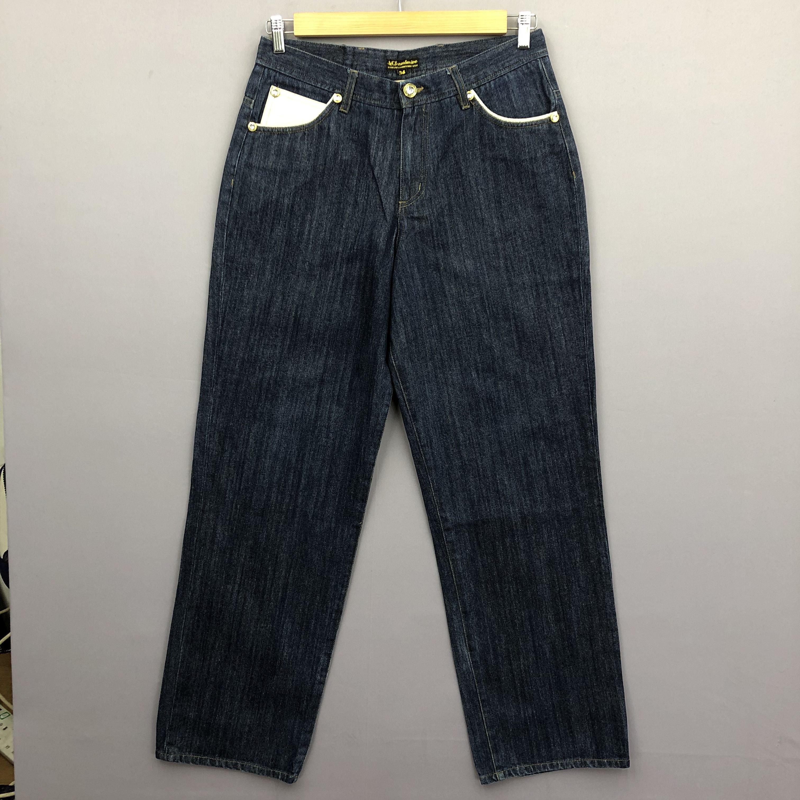 Japanese Brand Crazy Vintage Y2K/2000s Baggy Japanese JNCO Style Jean Denim Size US 34 / EU 50 - 2 Thumbnail