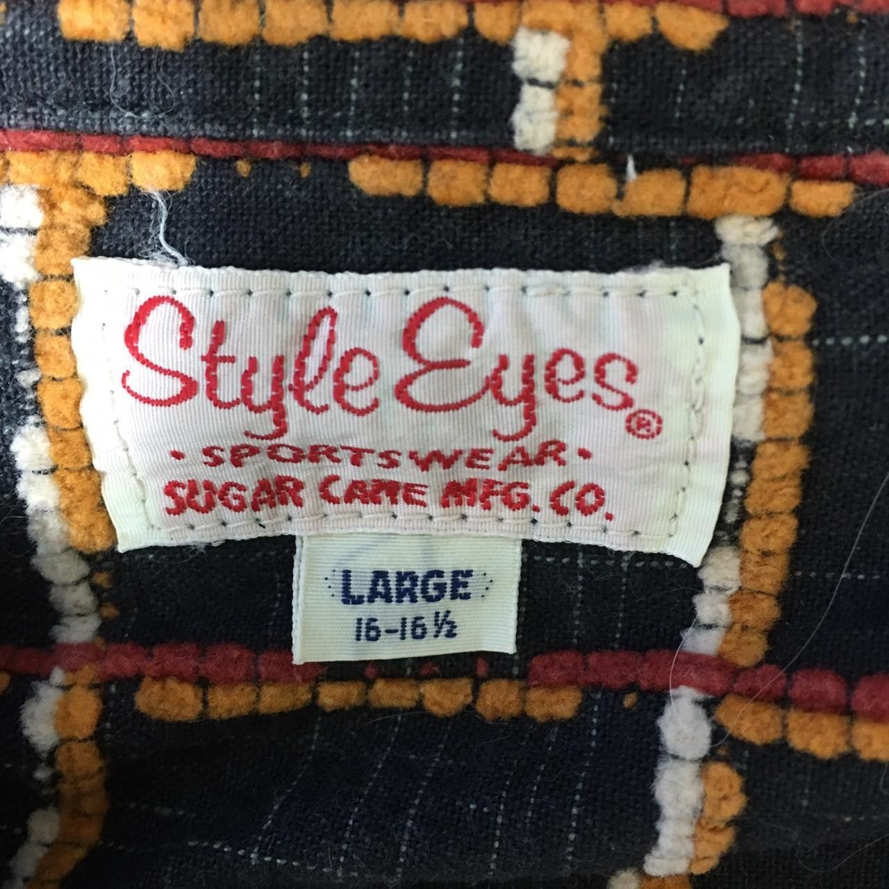 Vintage Vtg 90’ SUGAR CANE Style Eyes Toyo Casual Tee Shirt Button Size US L / EU 52-54 / 3 - 3 Thumbnail