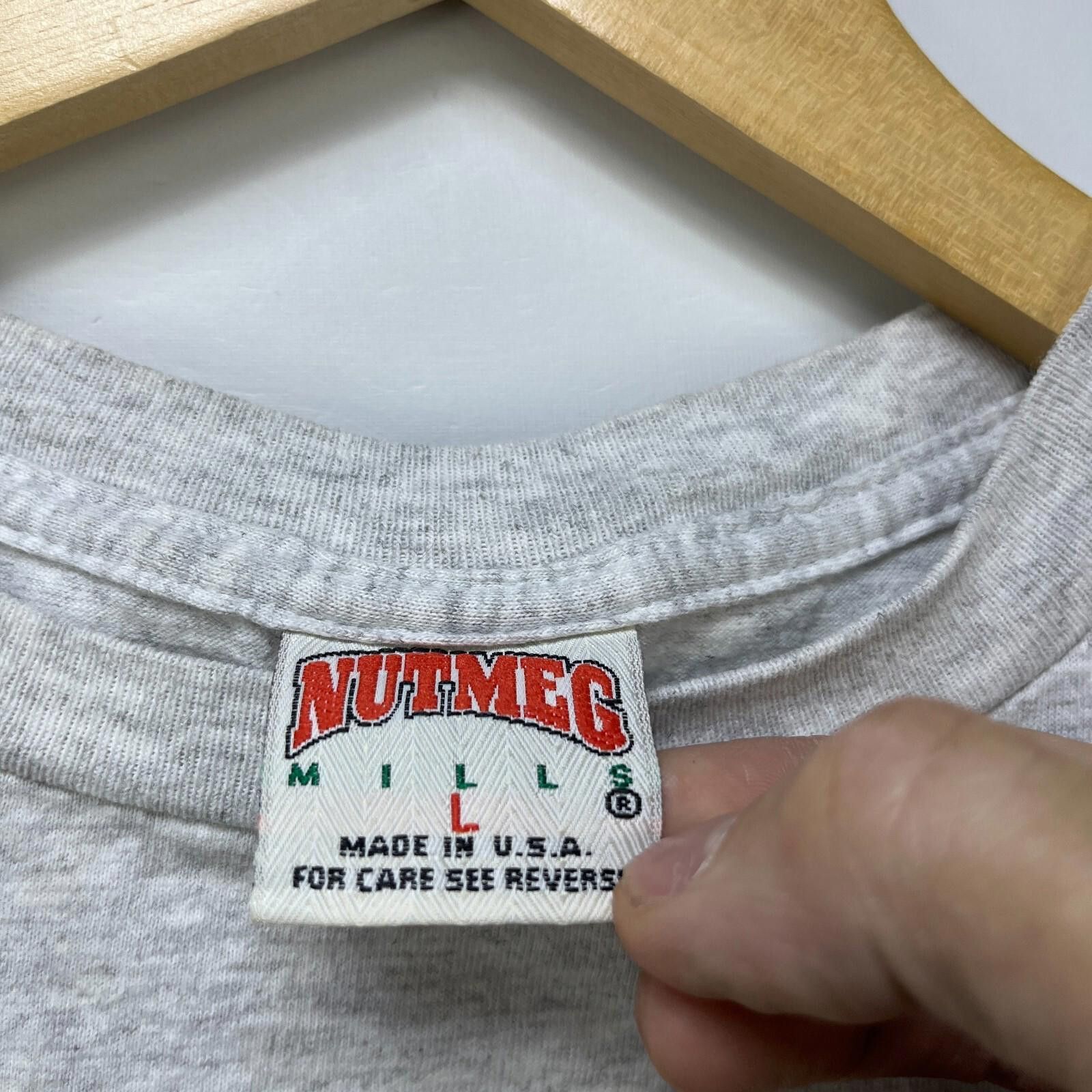 Nutmeg Vintage 90s Notre Dame Fighting Irish Shirt Youth Large Size ONE SIZE - 4 Thumbnail
