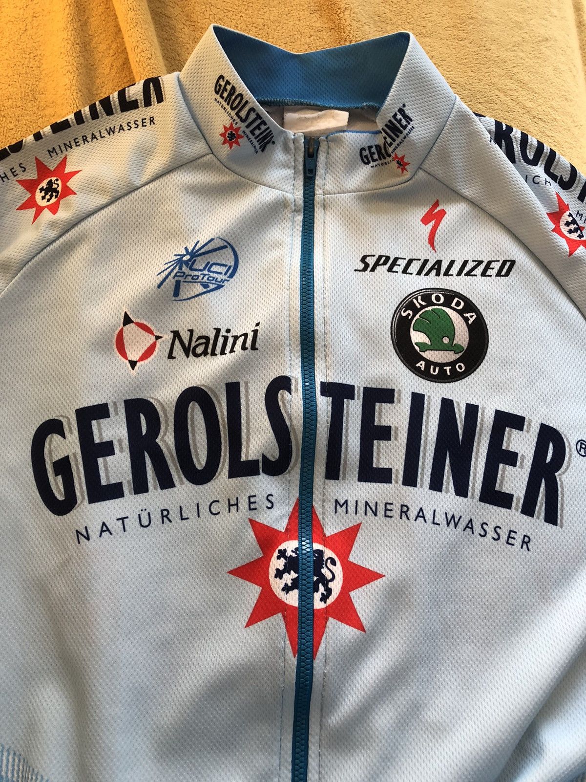 Vintage NALINI VINTAGE CYCLING ITALIAN SPORT JERSEY SHIRT Size US M / EU 48-50 / 2 - 3 Thumbnail