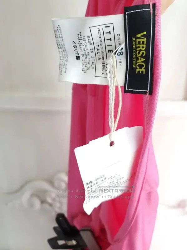 Versace Versace Pink Midi Skirt for Women . Size 23" - 3 Thumbnail