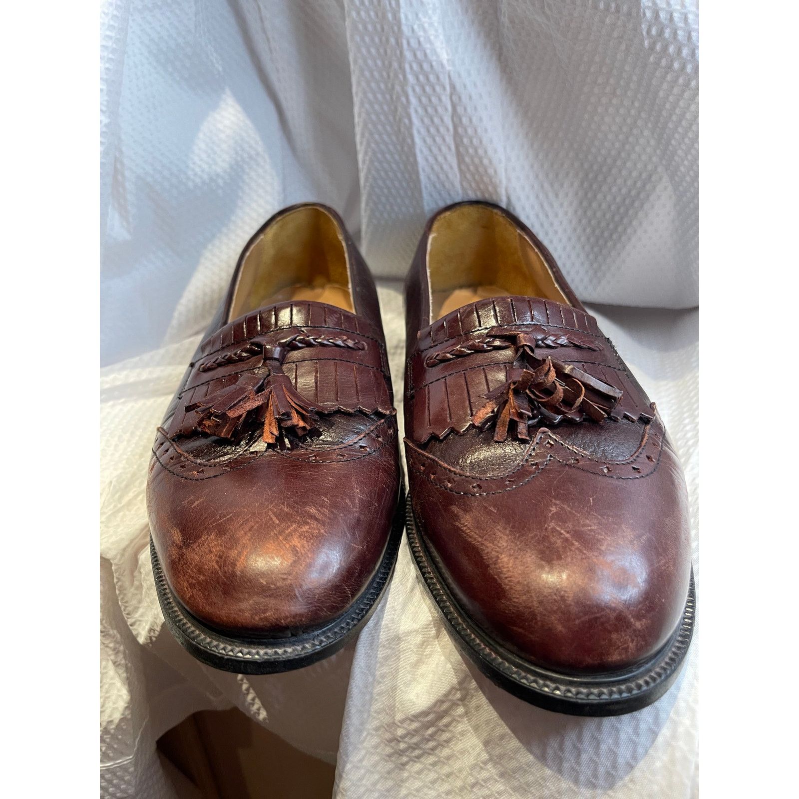Stanley Blacker Stanley Blacker Brown Oxfords Men's Size 8.5 Made in Italy Size US 8.5 / EU 41-42 - 10 Thumbnail
