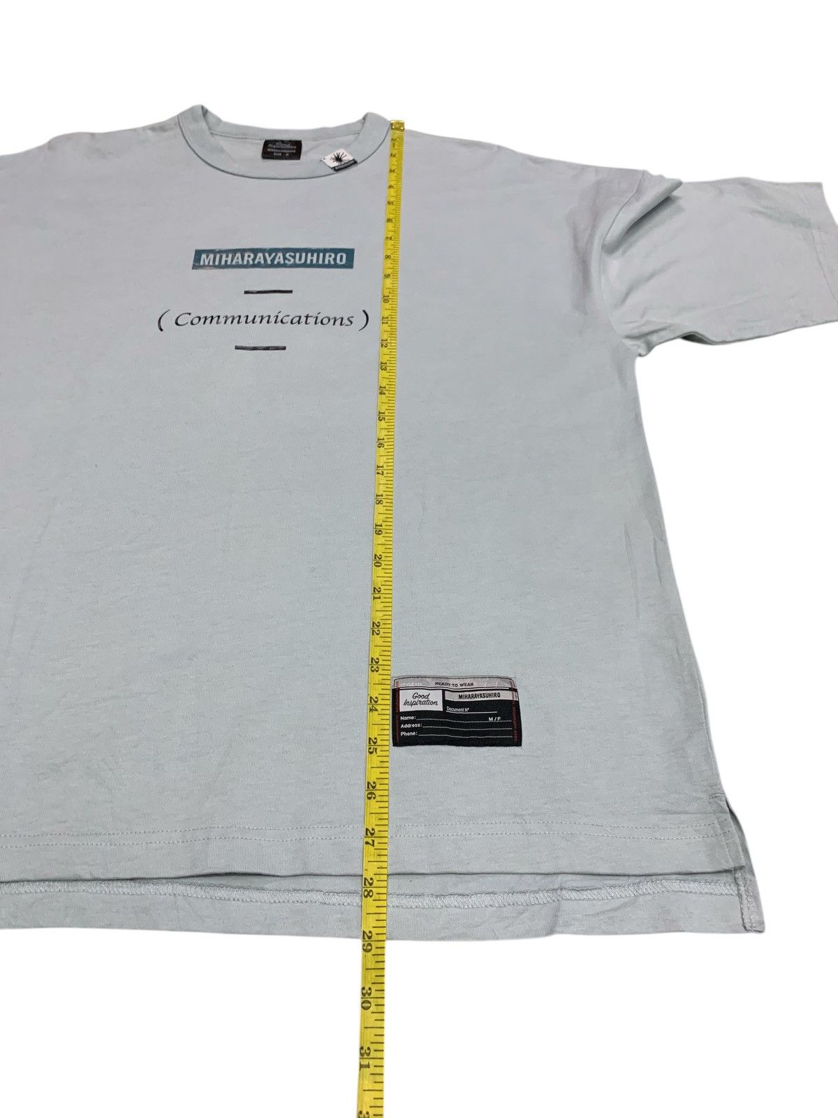 Maison MIHARA YASUHIRO Miharaya Suhiro Good Inspiration Center Logo T Shirt Size US M / EU 48-50 / 2 - 8 Thumbnail