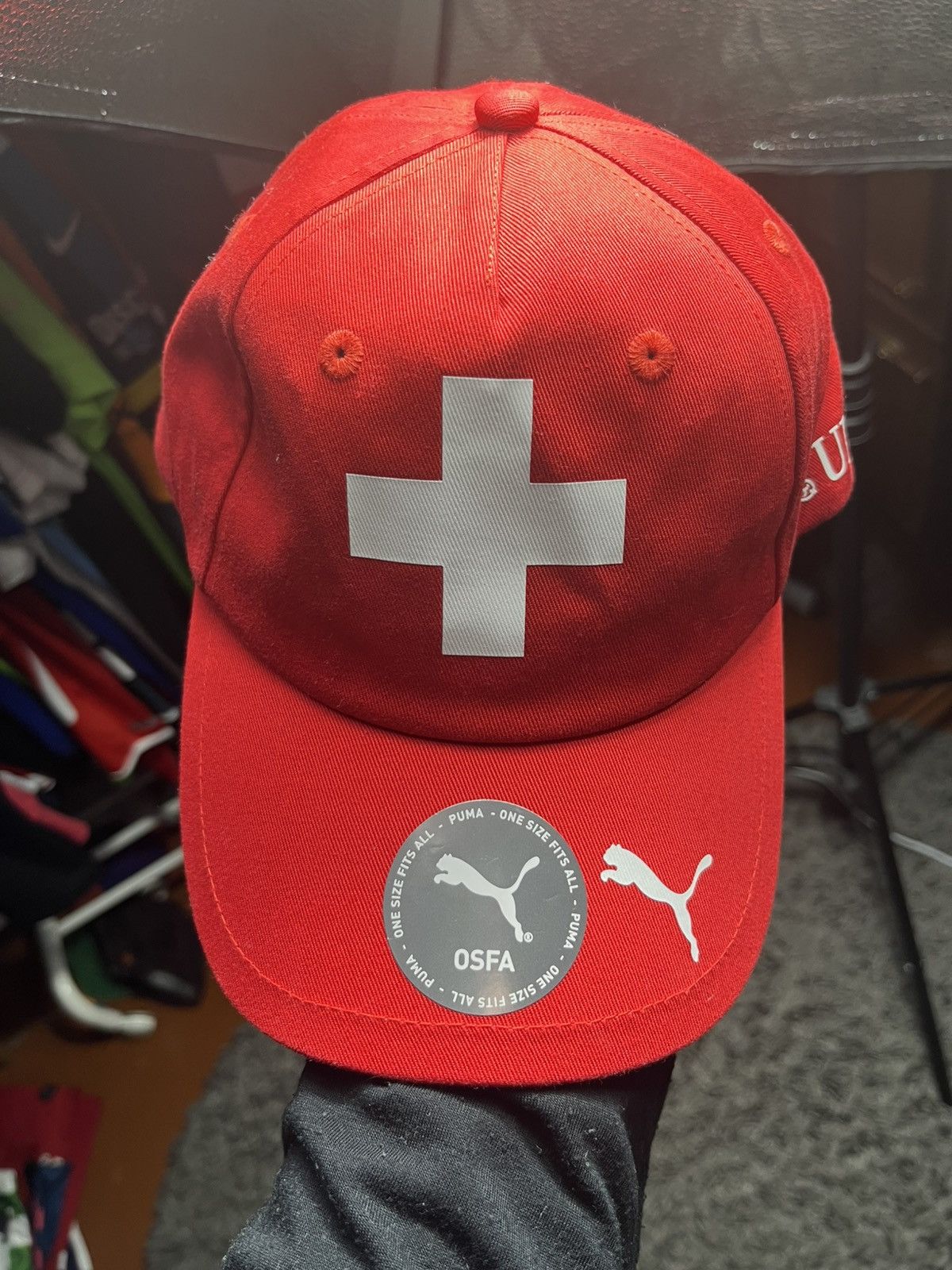 Puma BNWT PUMA SWITZERLAND SWISS NATIONAL TEAM CAP NEW Size ONE SIZE - 2 Thumbnail