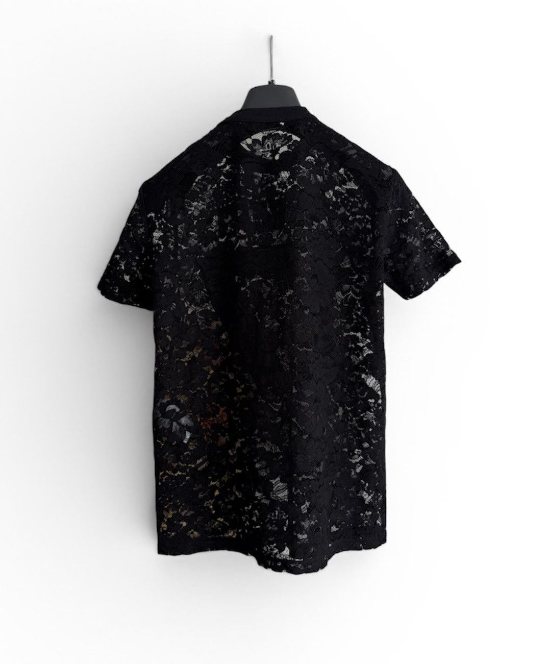 Givenchy Givenchy Lace Jersey T-Shirt Size XXS / US 00 / IT 34 - 2 Thumbnail