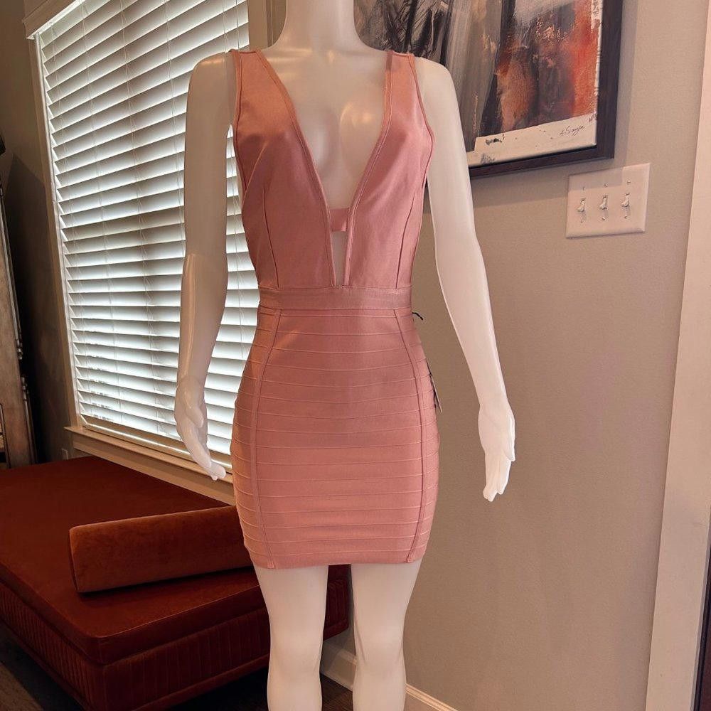 Designer By the way. Alana Bandage Cutout Mini dress Size L / US 10 / IT 46 - 1 Thumbnail