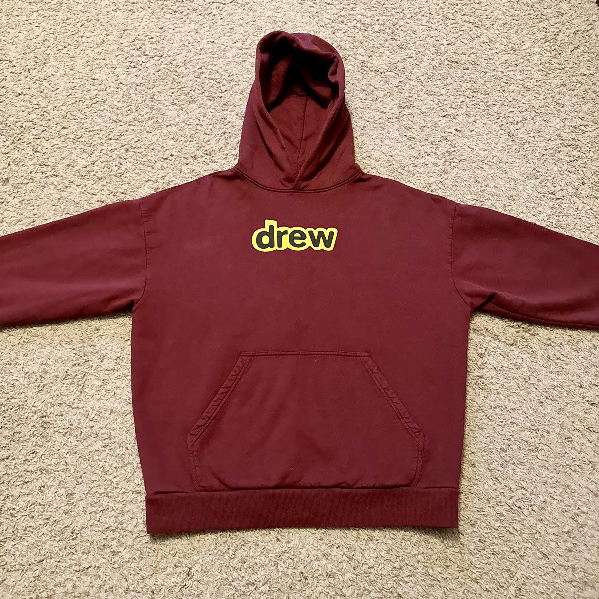 Rap Tees BURGUNDY DREW HOUSE HOODIE! Size US XL / EU 56 / 4 - 4 Thumbnail