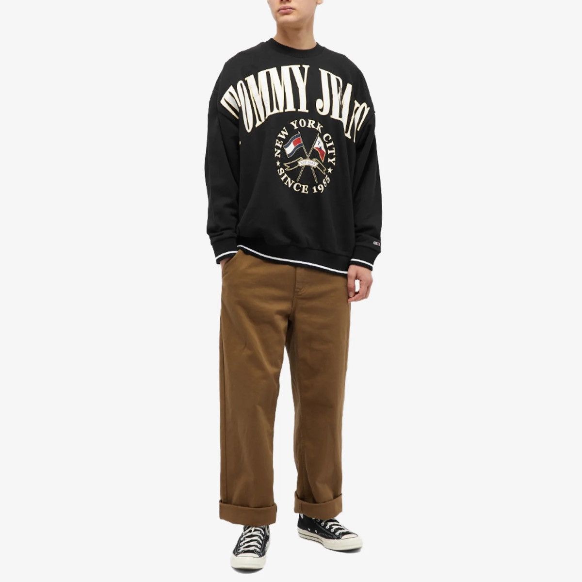 Tommy Jeans TOMMY JEANS SKATER PREP LOGO CREW SWEAT size M Size US M / EU 48-50 / 2 - 3 Thumbnail