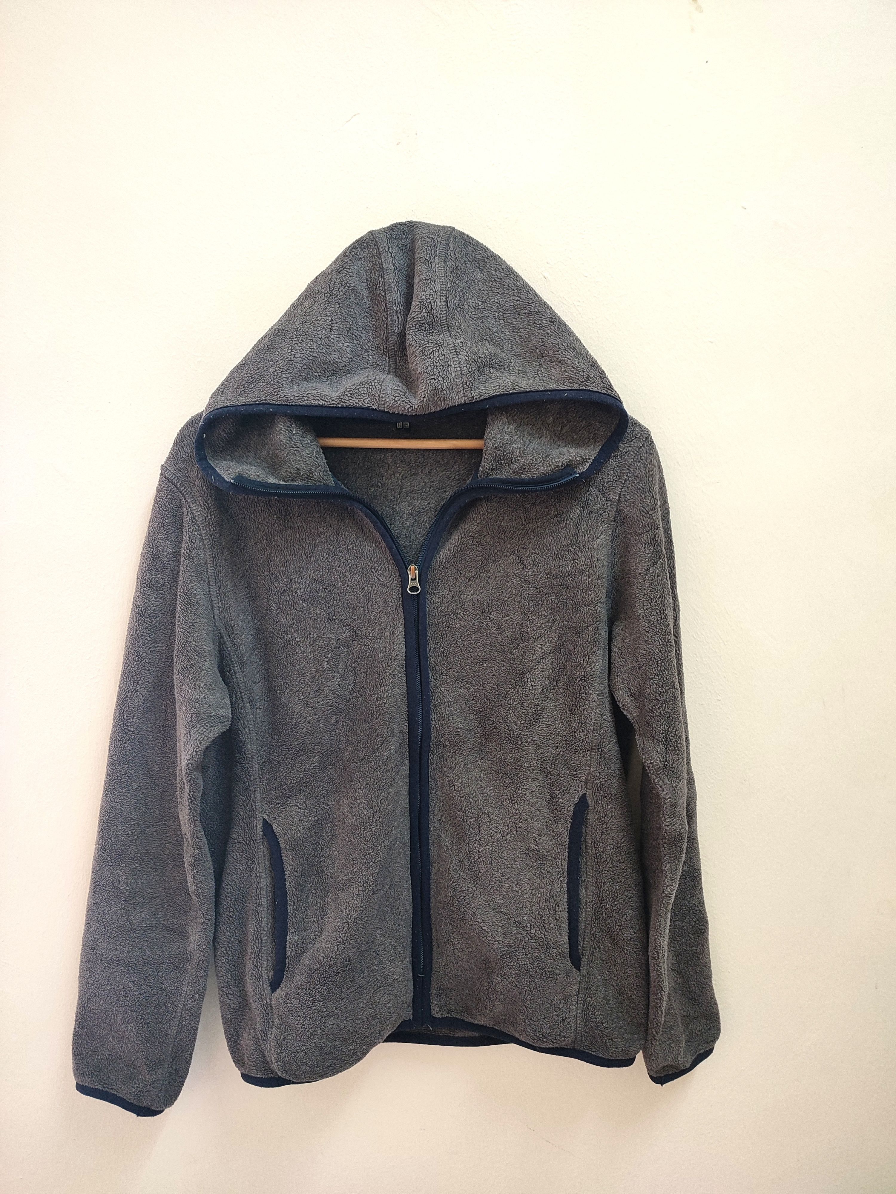 Uniqlo Uniqlo Fleece Zip Up Hoodie jackets Size US M / EU 48-50 / 2 - 2 Thumbnail