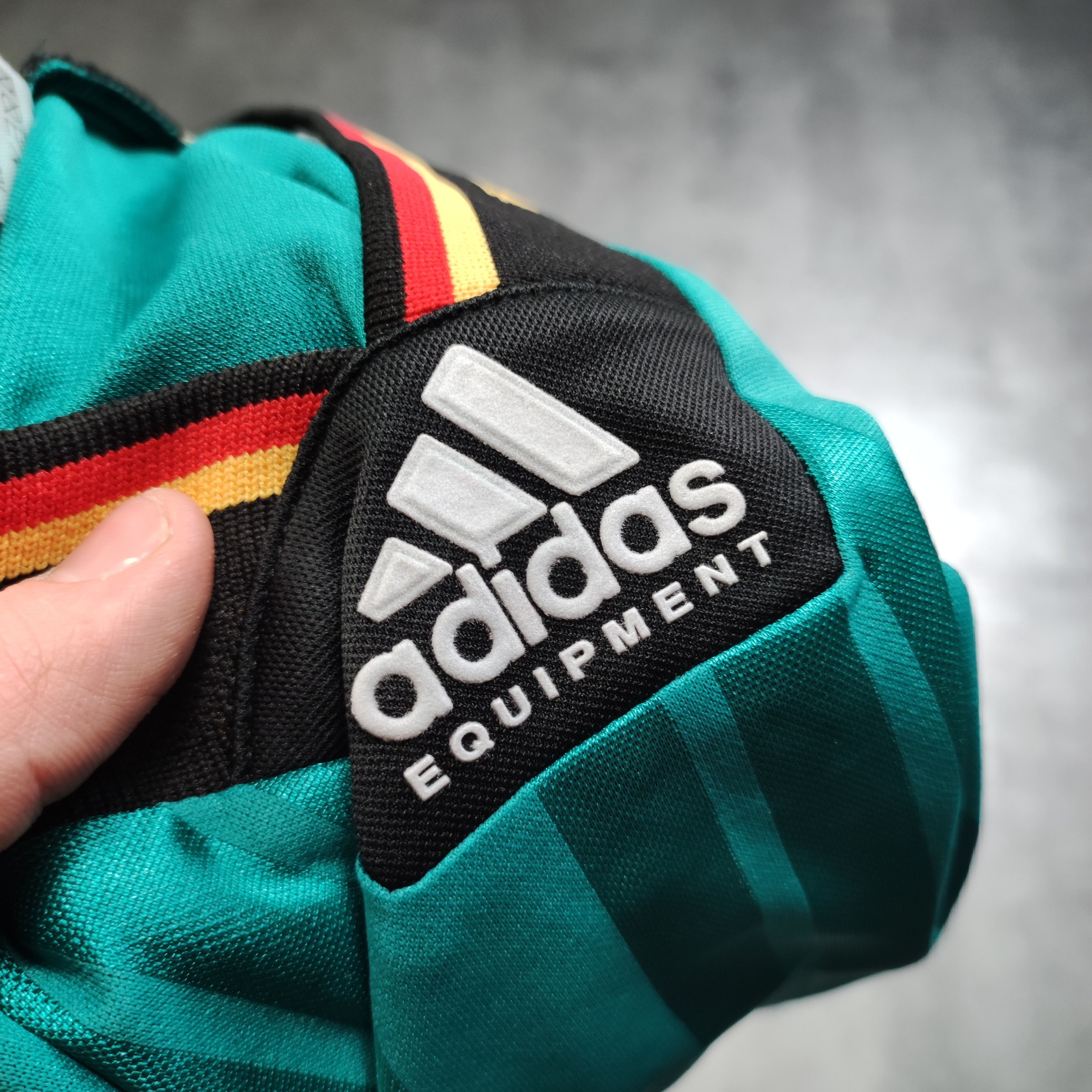 Vintage RARE Germany Vintage Football 1992 World Cap Away Jersey Size US XXL / EU 58 / 5 - 6 Thumbnail