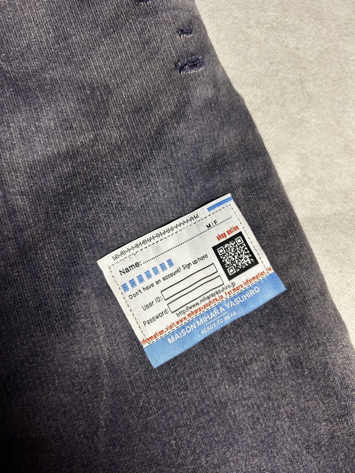 Maison MIHARA YASUHIRO Blue Maison Mihara Sweatpants Size US 36 / EU 52 - 2 Thumbnail