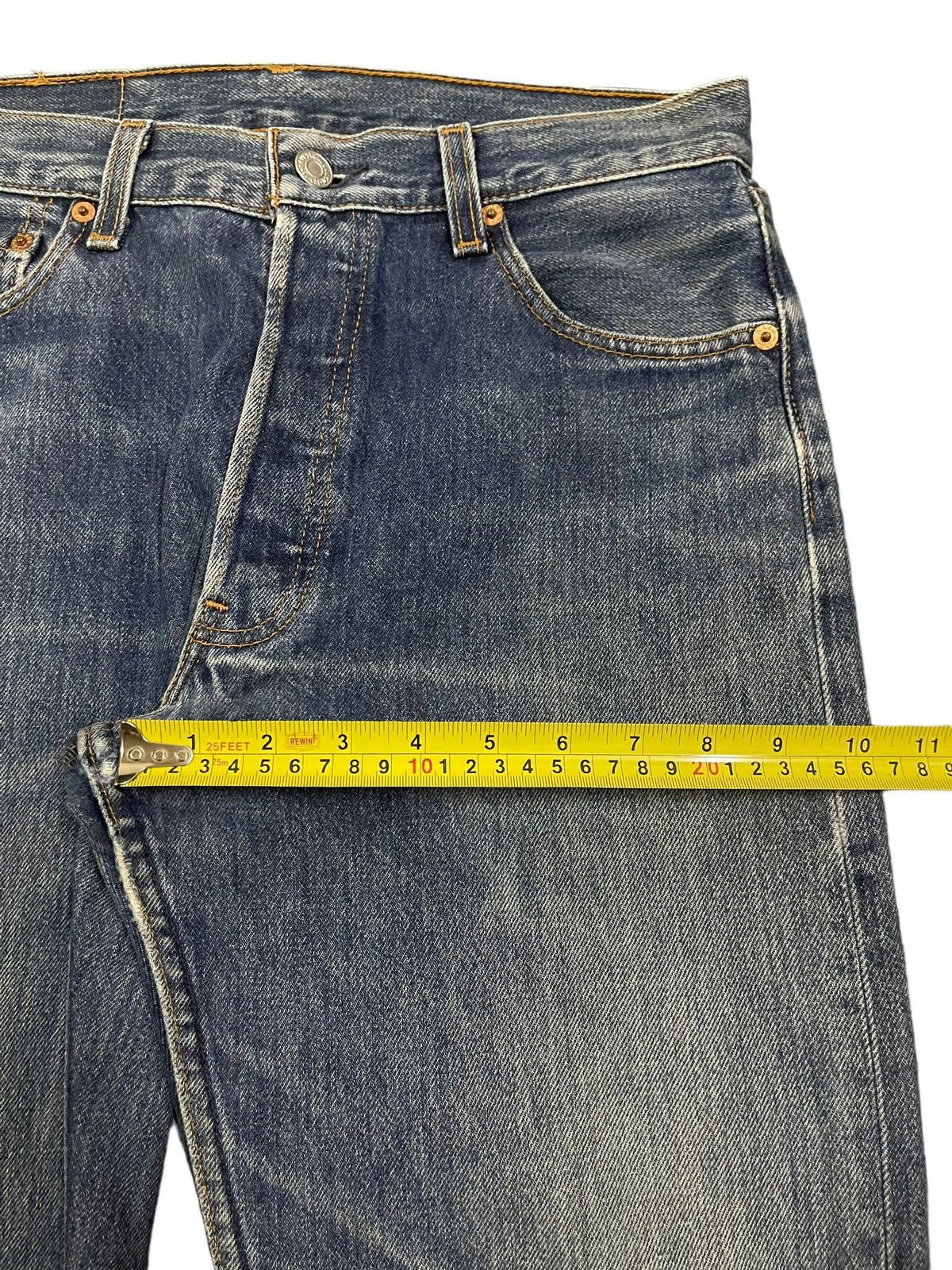 Levi's Vintage 90s Levis 501 Distressed Style Baggy Jeans Size US 30 / EU 46 - 12 Thumbnail