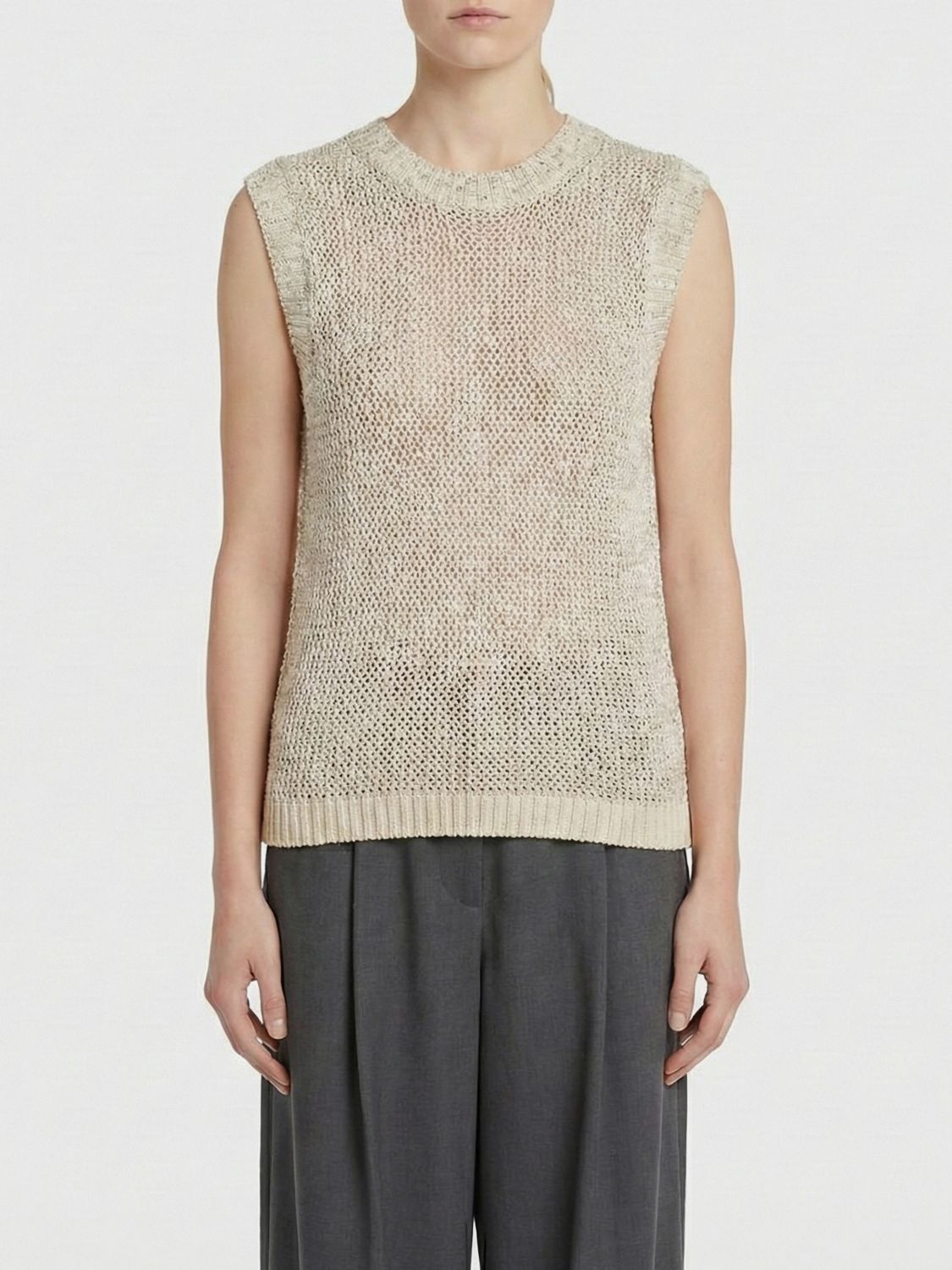 Golden Goose Golden Goose Waistcoat Woman White Size M / US 6-8 / IT 42-44 - 1 Thumbnail