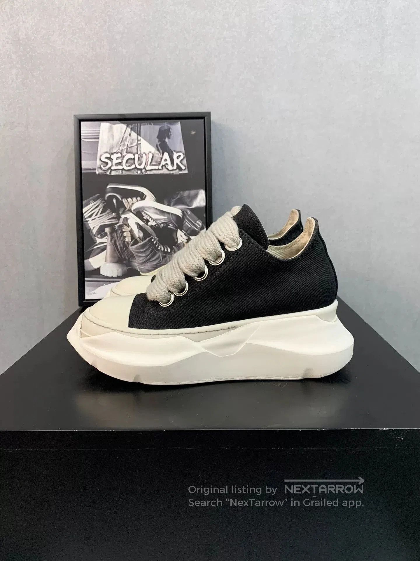Rick Owens Rick Owens Thick Sole Canvas Shoes. Size US 6 / IT 36 - 2 Thumbnail