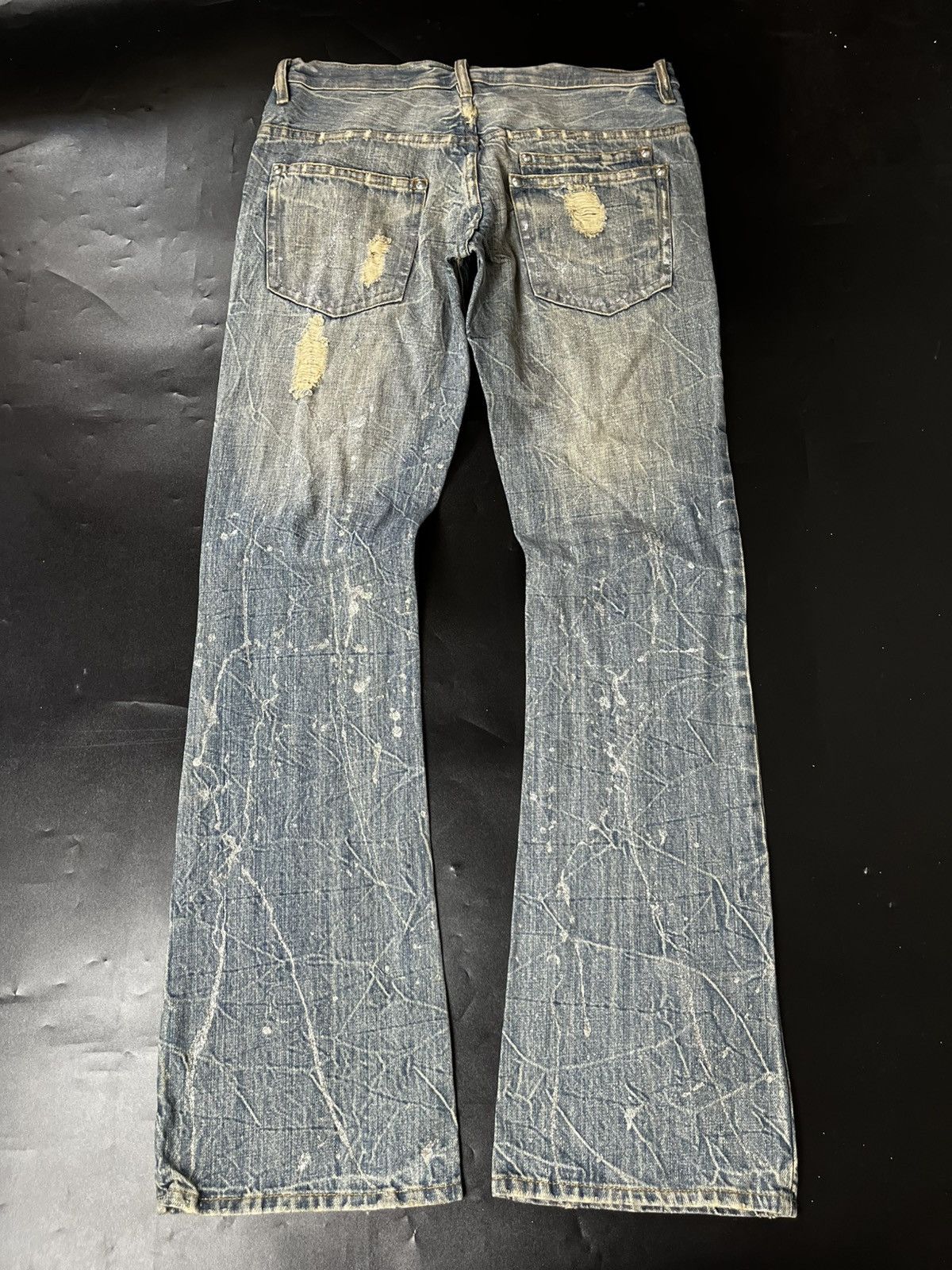 If Six Was Nine × Japanese Brand Midas Distressed Crash flare demin Size US 30 / EU 46 - 2 Thumbnail