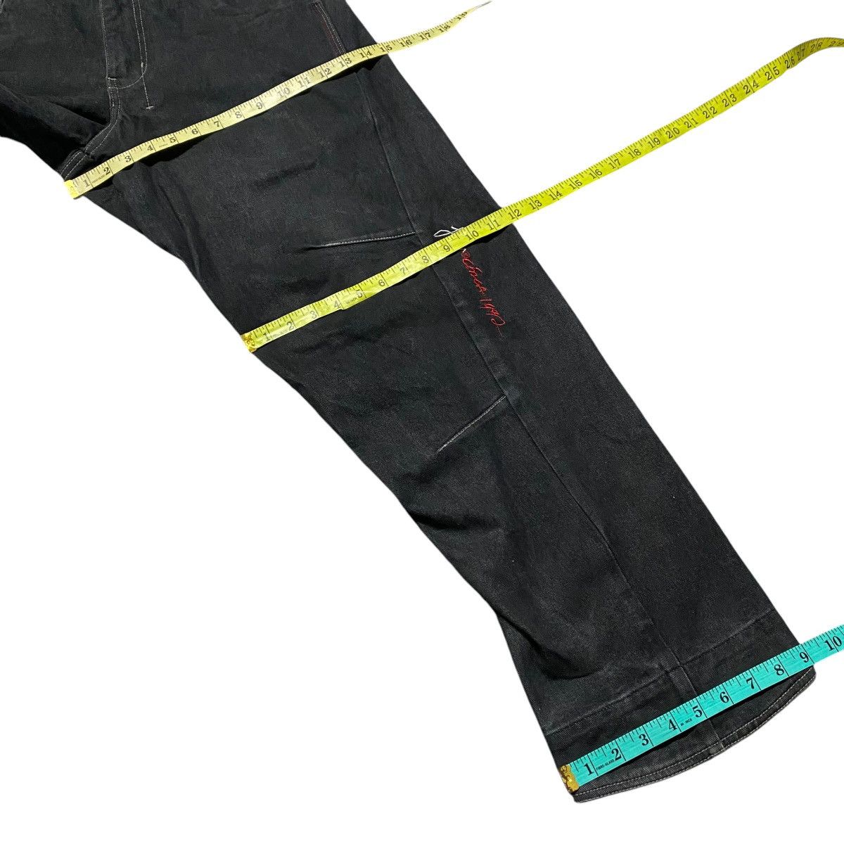 Fubu Vintage Fubu Denim Engineered Baggy Jeans Black Size US 33 - 20 Thumbnail