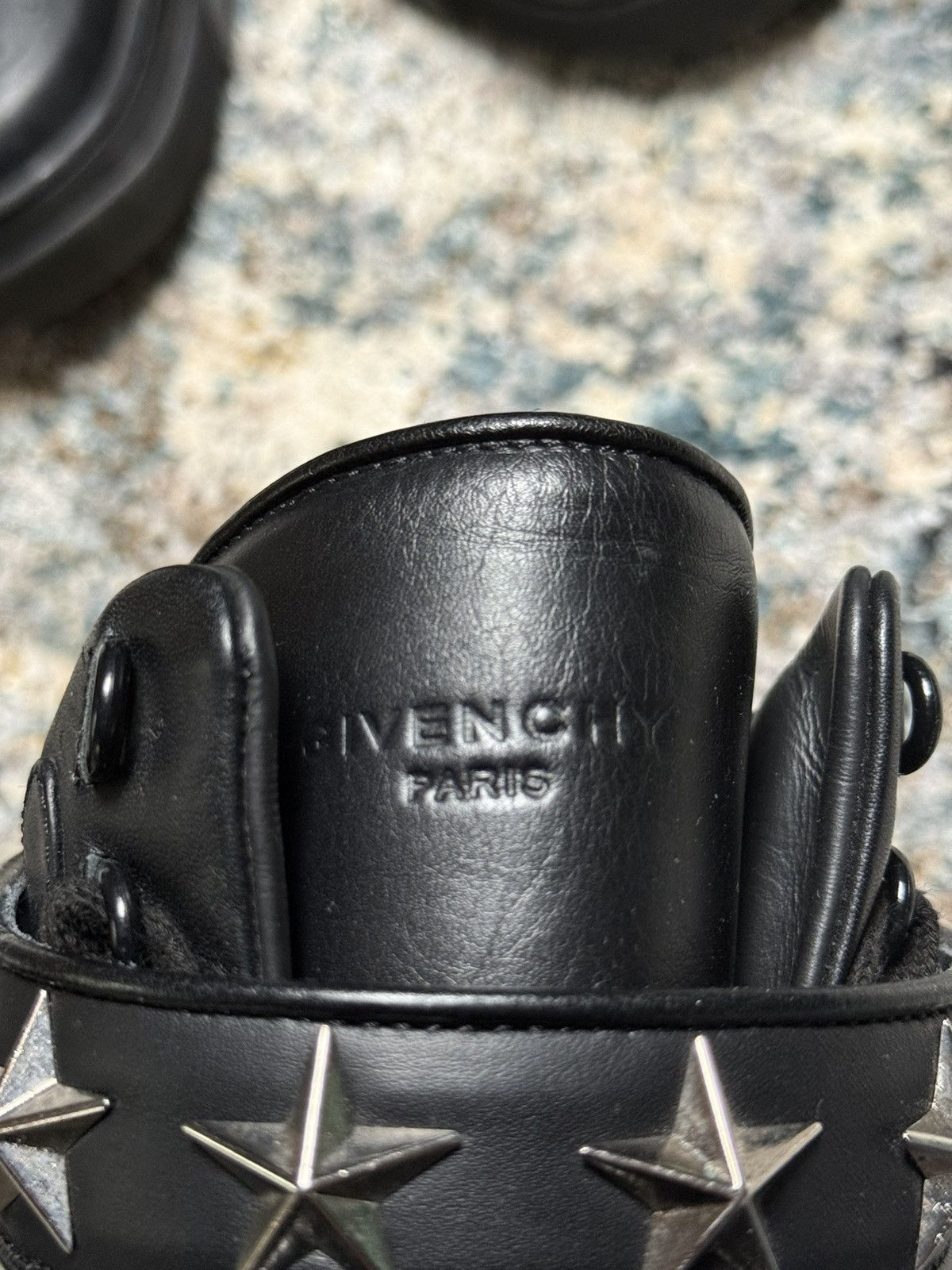 Givenchy Givenchy Tyson Star Strap High Top Sneakers Black Size US 9 / EU 42 - 13 Thumbnail