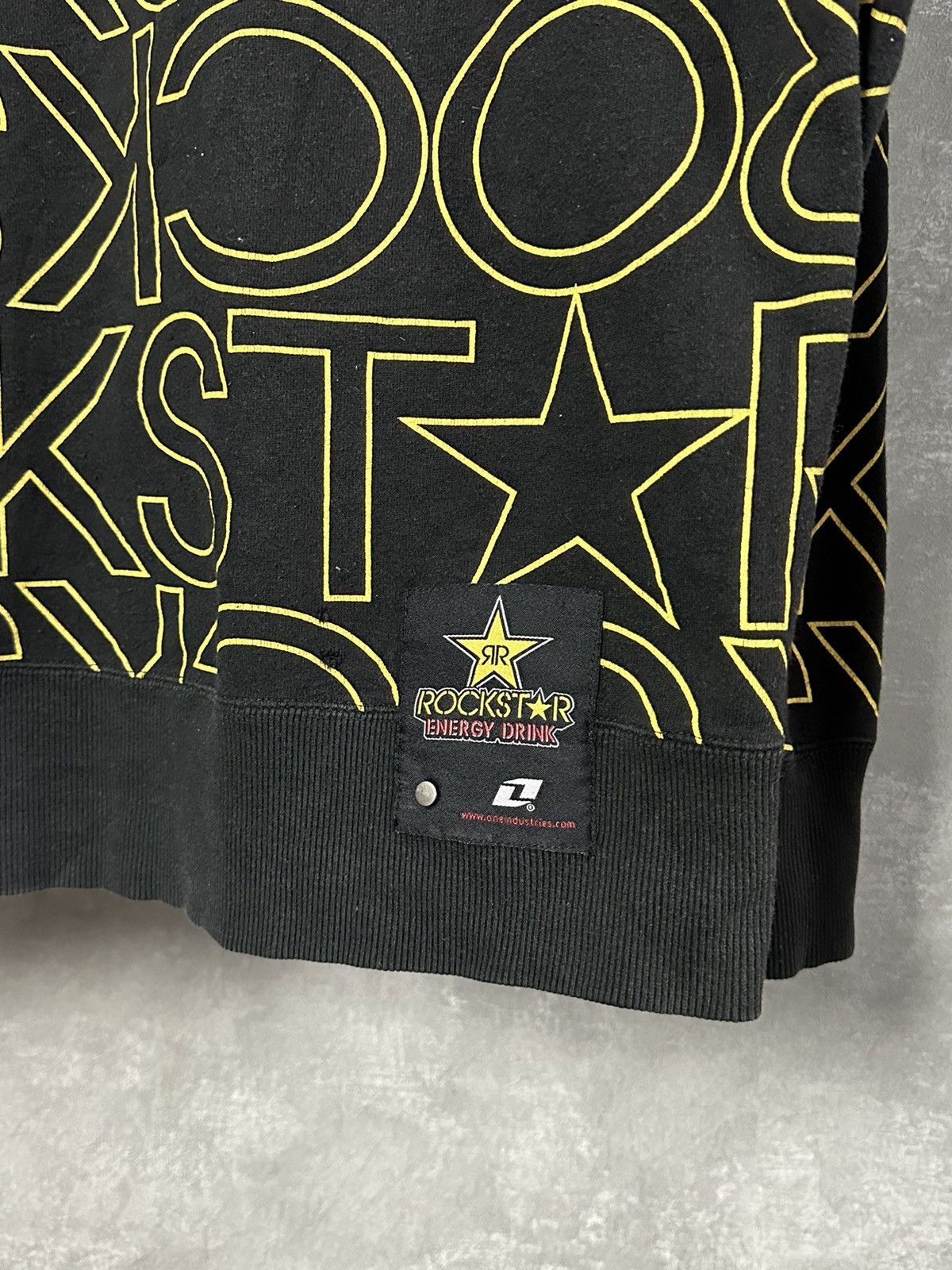 Rockstar Games × Vintage Rockstar Vintage Monogram Logo Full Zip Cotton Hoodie Size US L / EU 52-54 / 3 - 11 Thumbnail