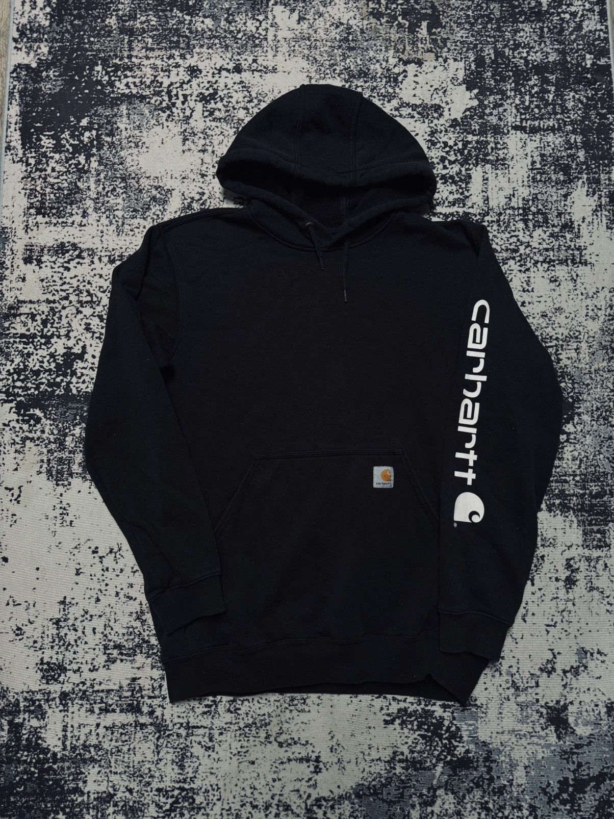 Carhartt × Vintage CARHARTT BLACK Hoodie Sweatshirt M Size US M / EU 48-50 / 2 - 1 Thumbnail