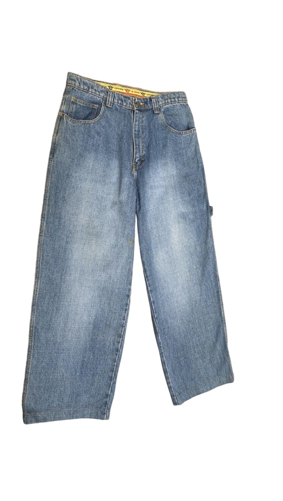Japanese Brand Vtg PUREPLAYAZ Jeans Baggy Carpenter Like Jnco Hip Hop Pant Size US 31 - 3 Thumbnail