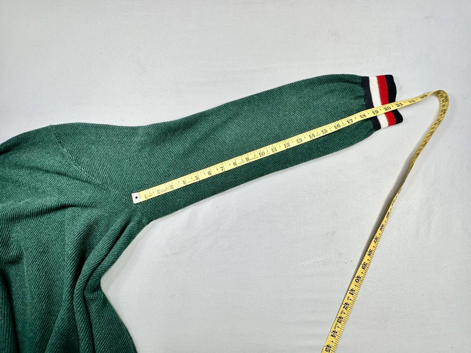 Tommy Hilfiger Tommy Hilfiger Men's Large Green 1/4 Zip Heavy Pullover Size US L / EU 52-54 / 3 - 7 Thumbnail