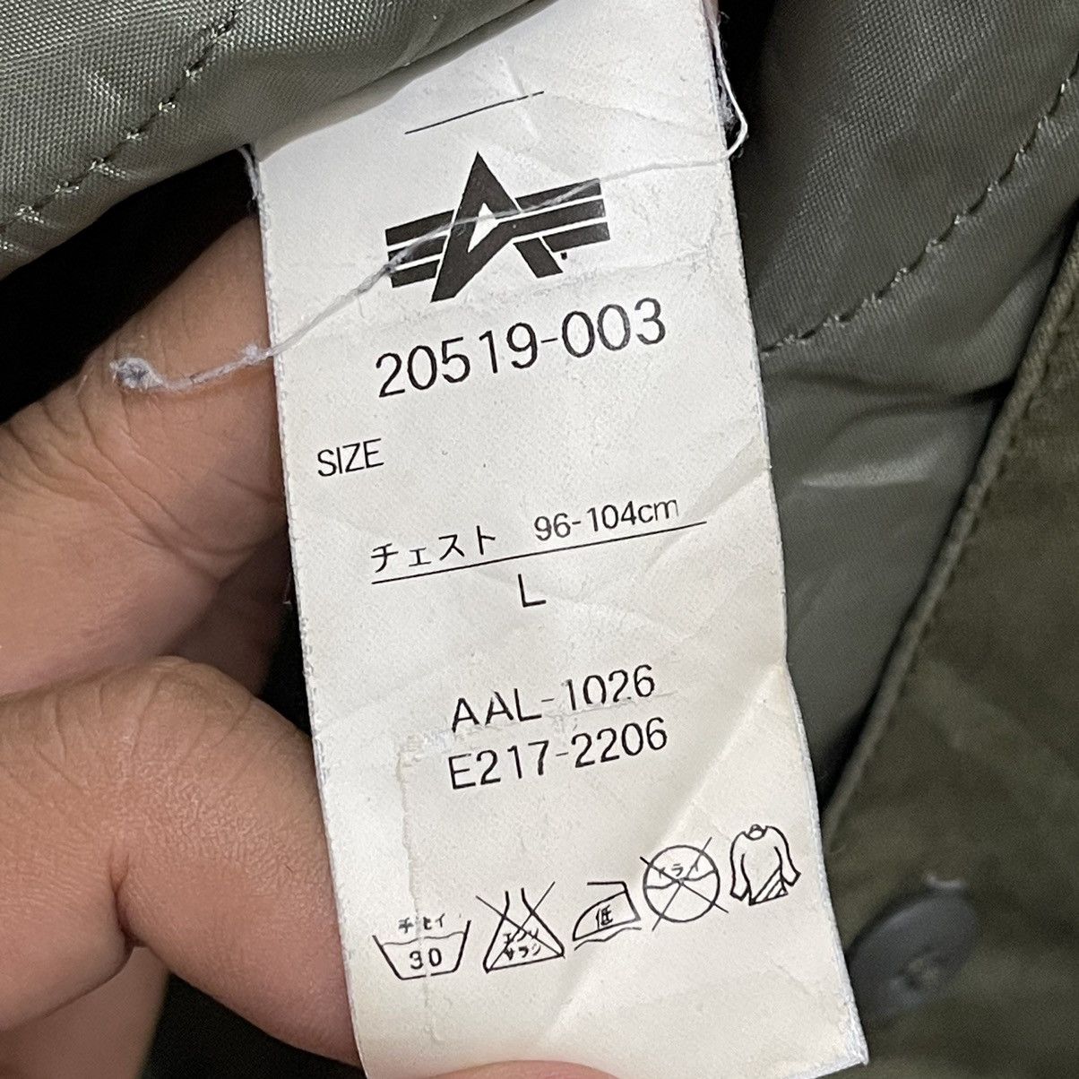 Alpha Industries × Vintage Vintage Alpha Industries OG Military Parka Jacket Size US L / EU 52-54 / 3 - 11 Thumbnail