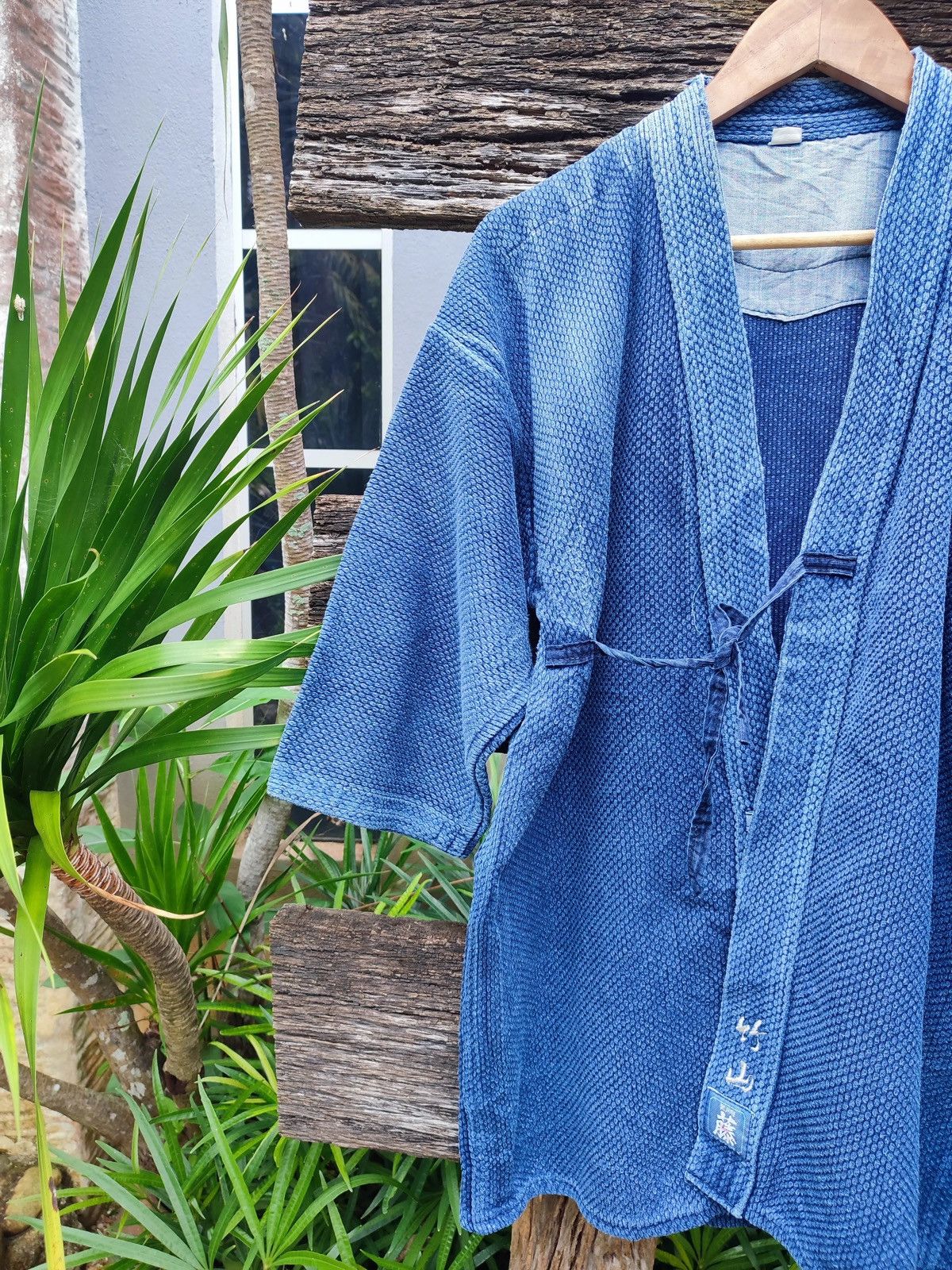 Japanese Brand Vintage Japanese BJJ/Kendo Gi Jacket – Indigo Sashiko Weave Size US M / EU 48-50 / 2 - 4 Thumbnail