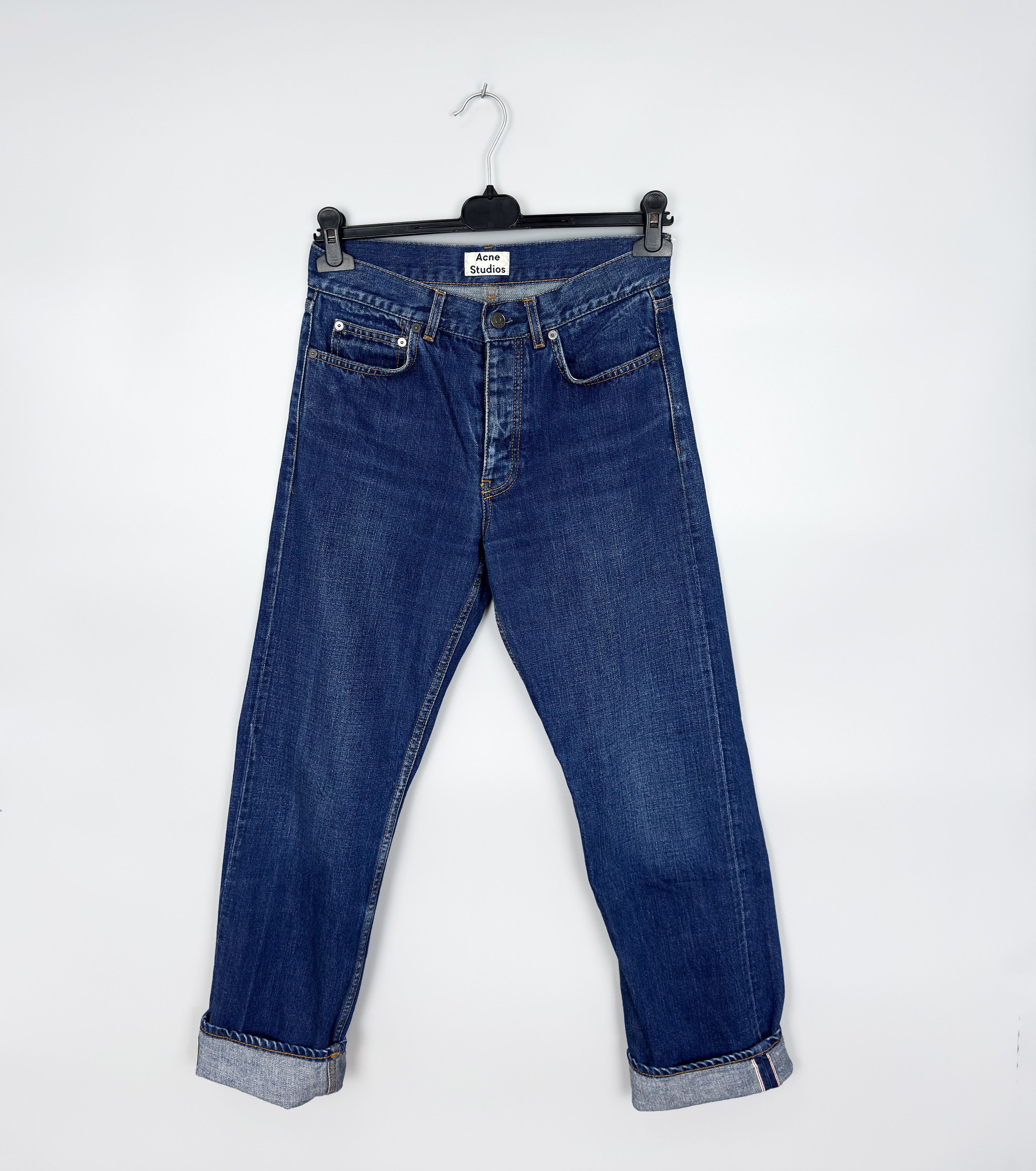 Acne Studios ACNE Studios Shore Indigo Selvedge Denim Jeans W26 L32 Size 26" / US 2 / IT 38 - 1 Thumbnail